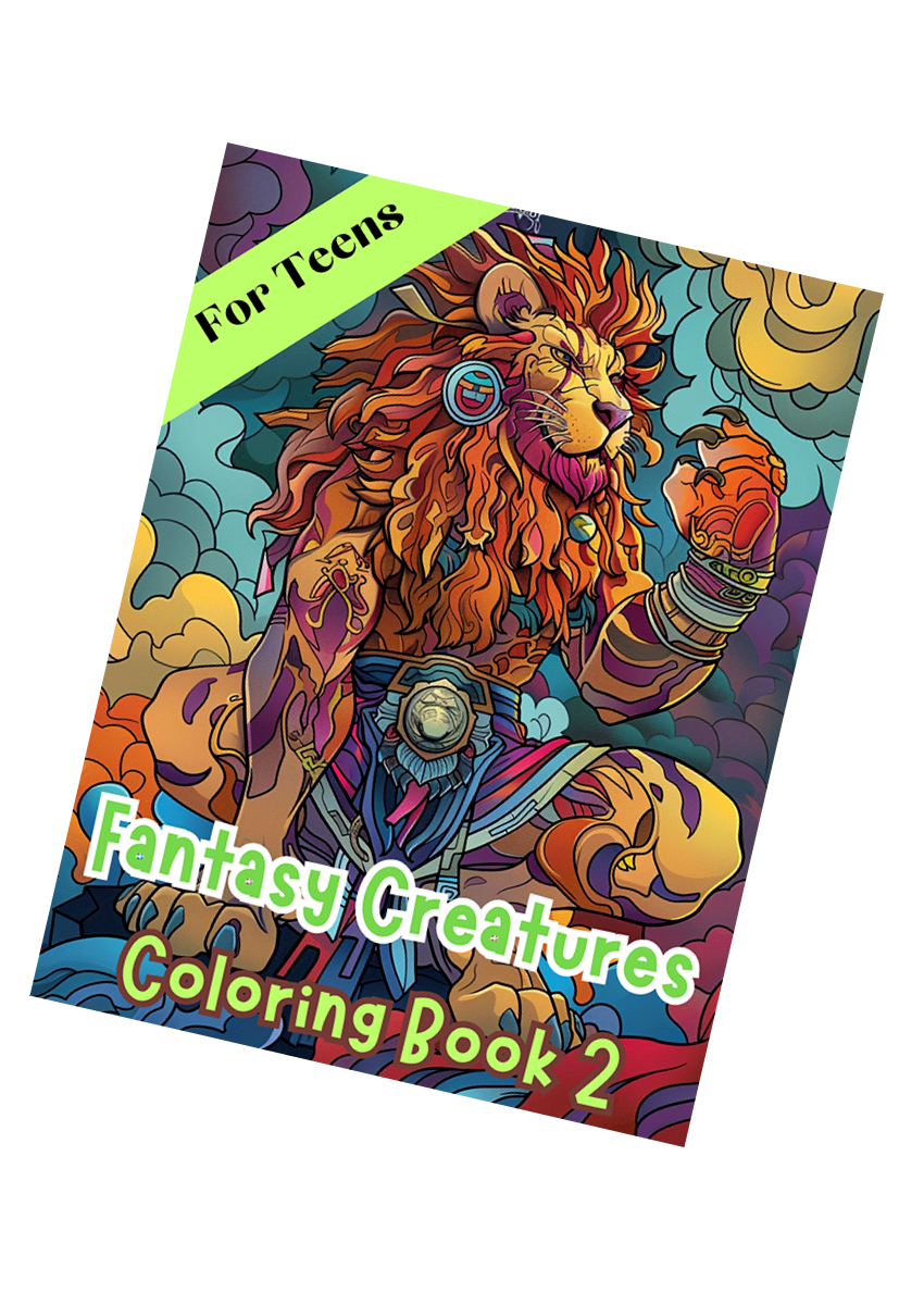Fantasy Creatures Coloring Book 2
