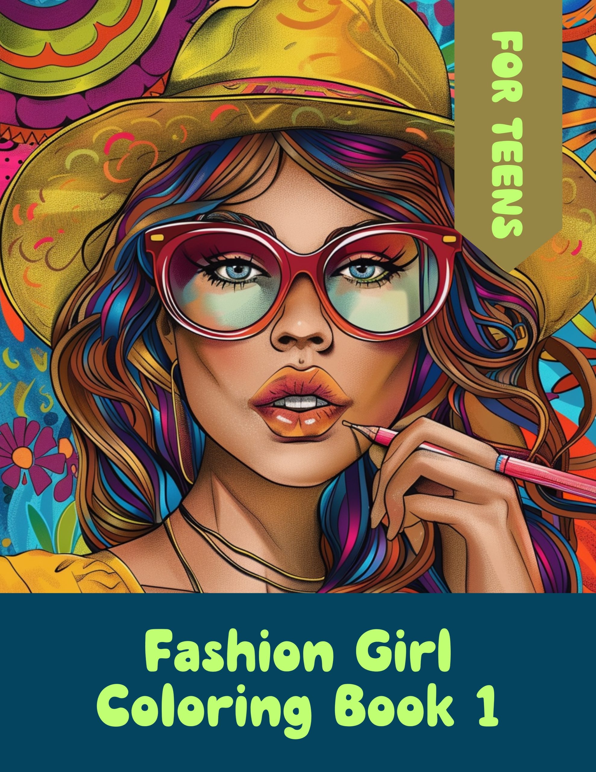 Fashion Girl Coloring Book 1