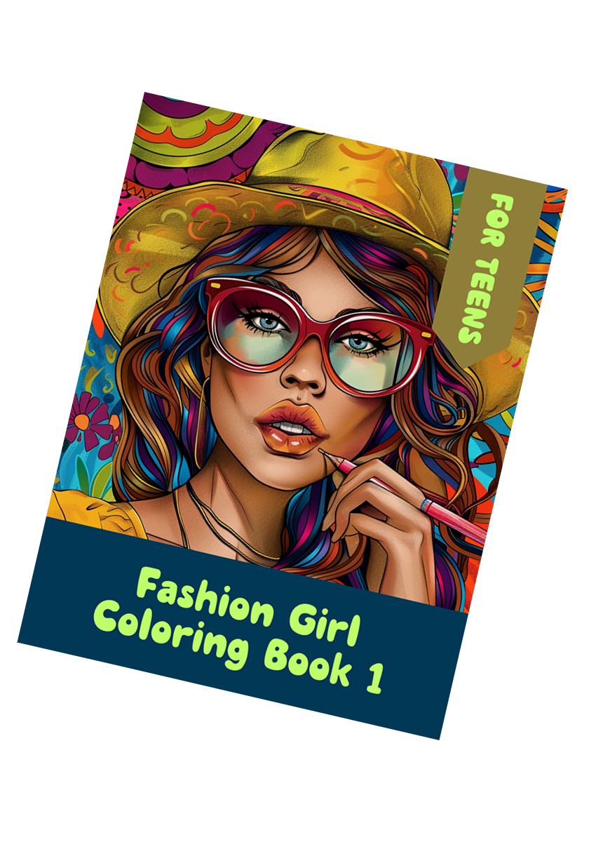 Fashion Girl Coloring Book 1