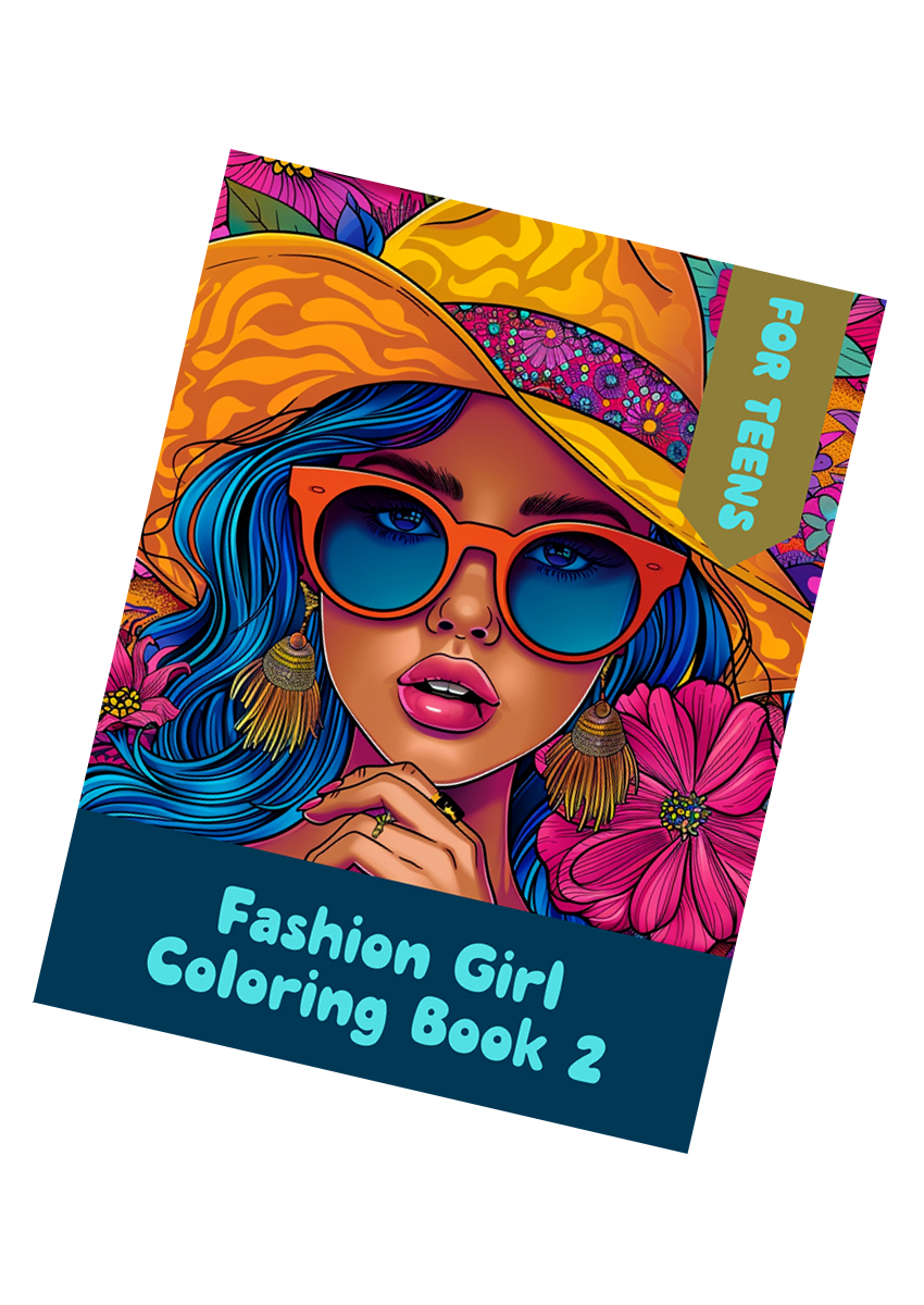 Fashion Girl Coloring Book 2