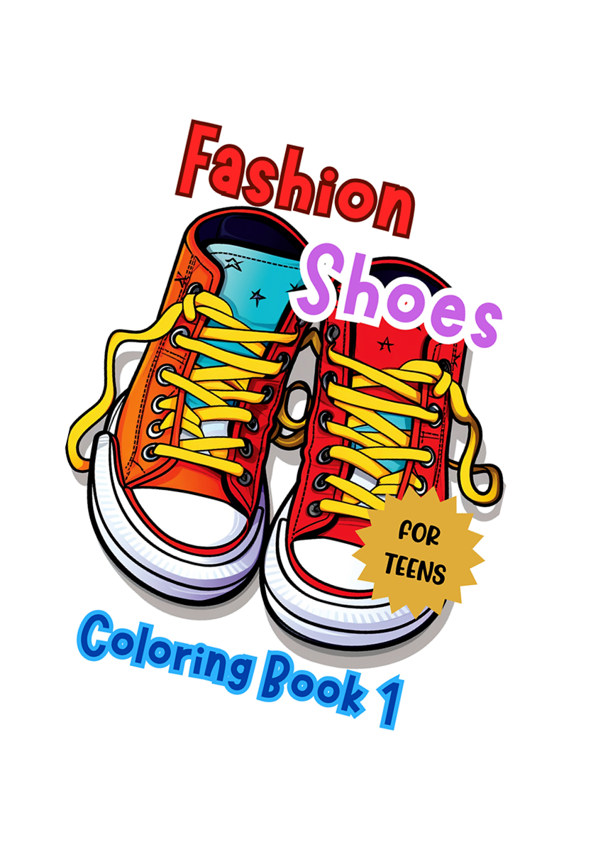 Fashion Shoes Coloring Book 1