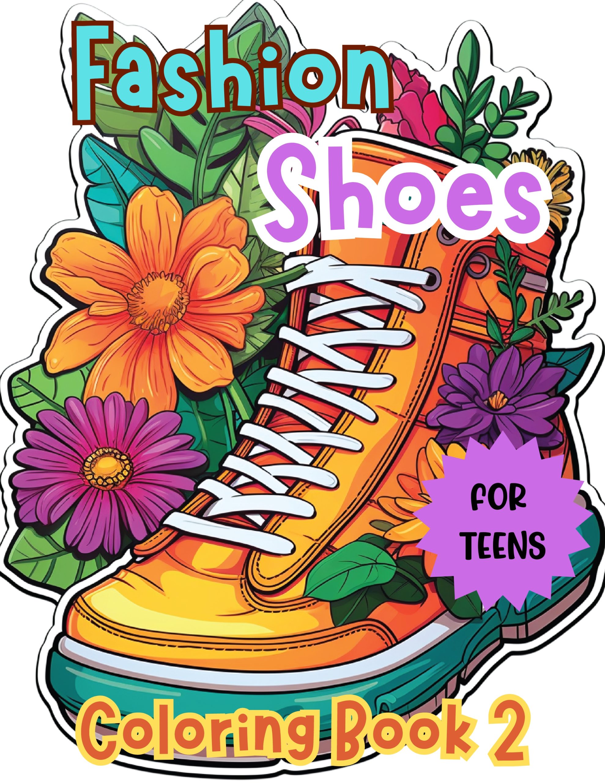Fashion Shoes Coloring Book 2