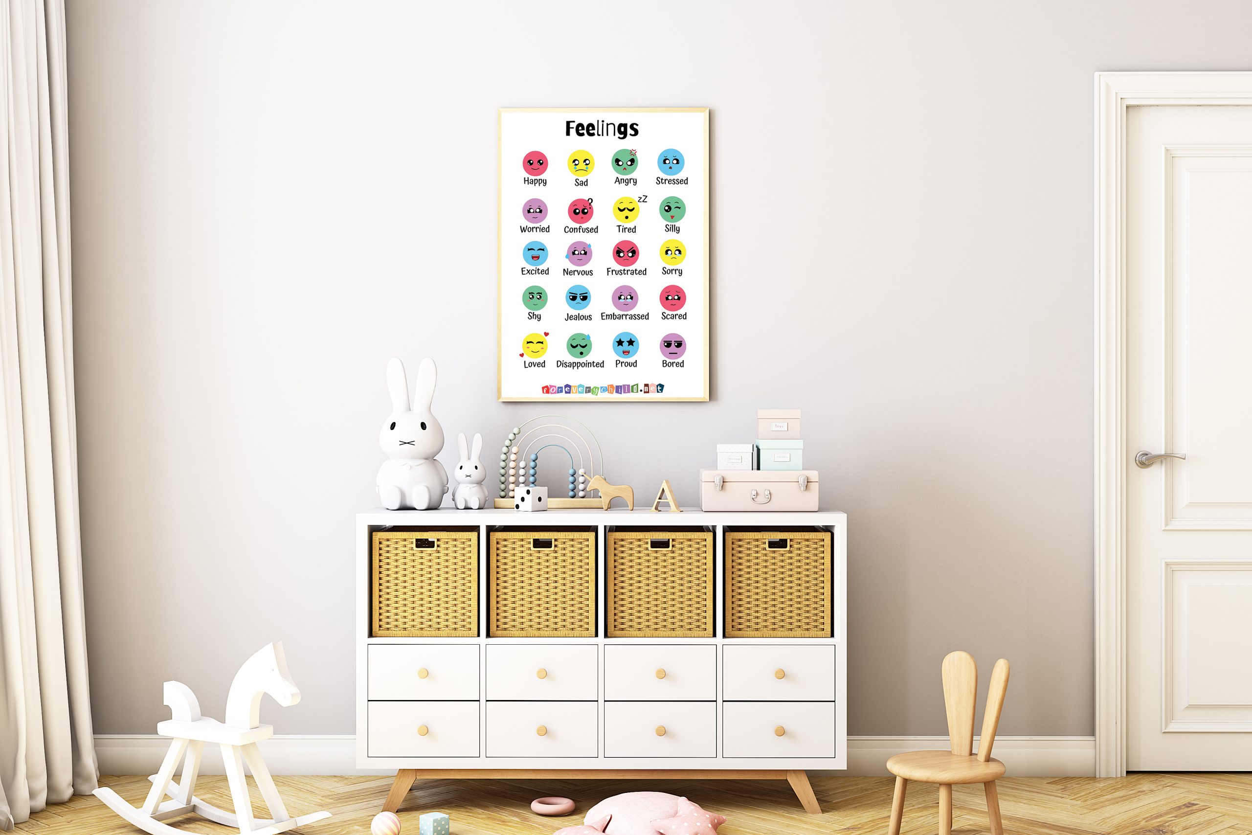 Feelings Educational Poster 18×24