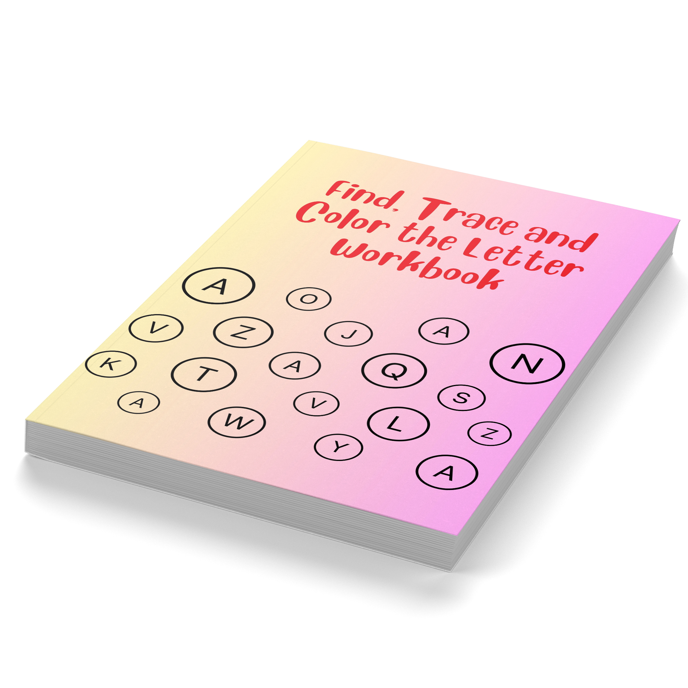 Find, Trace and Color the Letter Workbook
