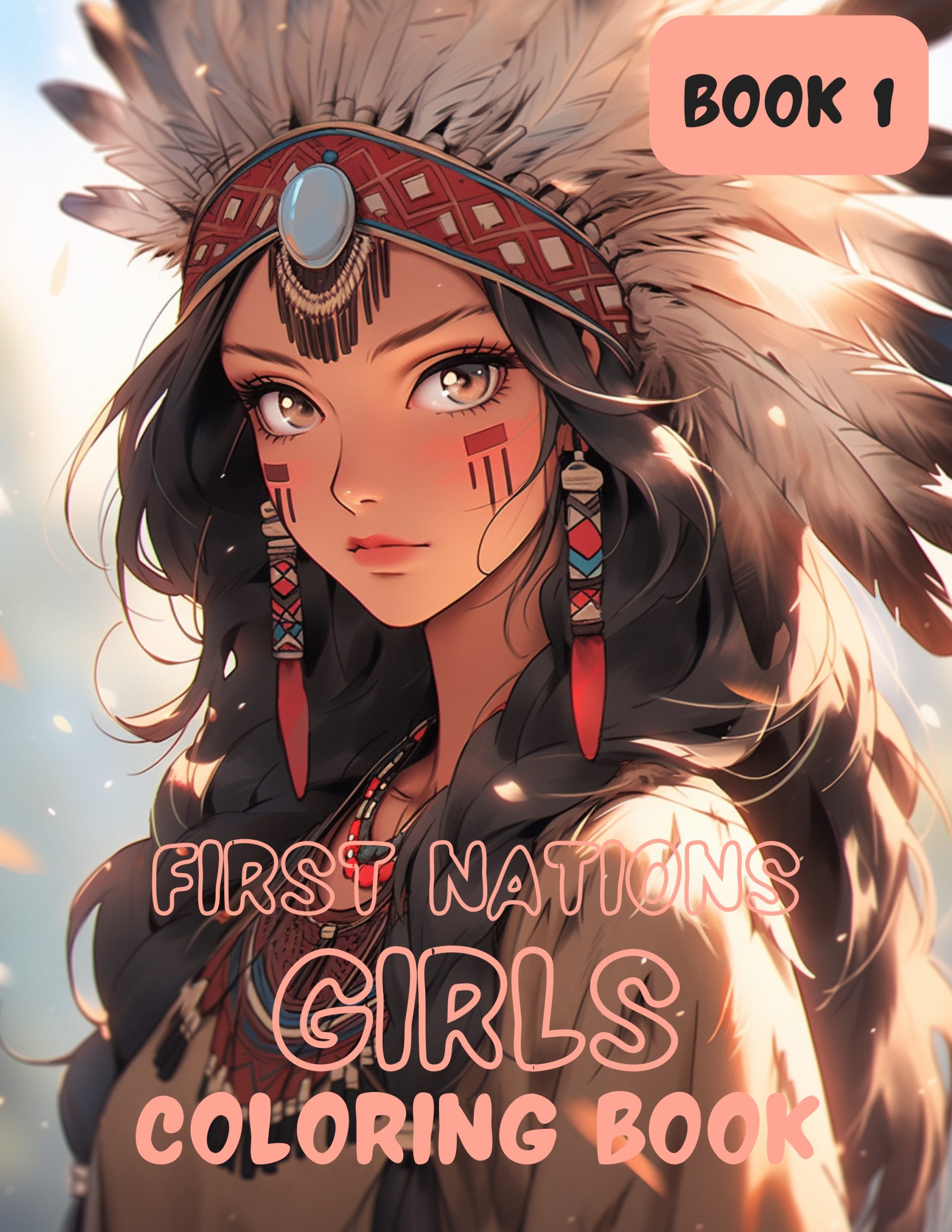 First Nations Girls Coloring Book 1