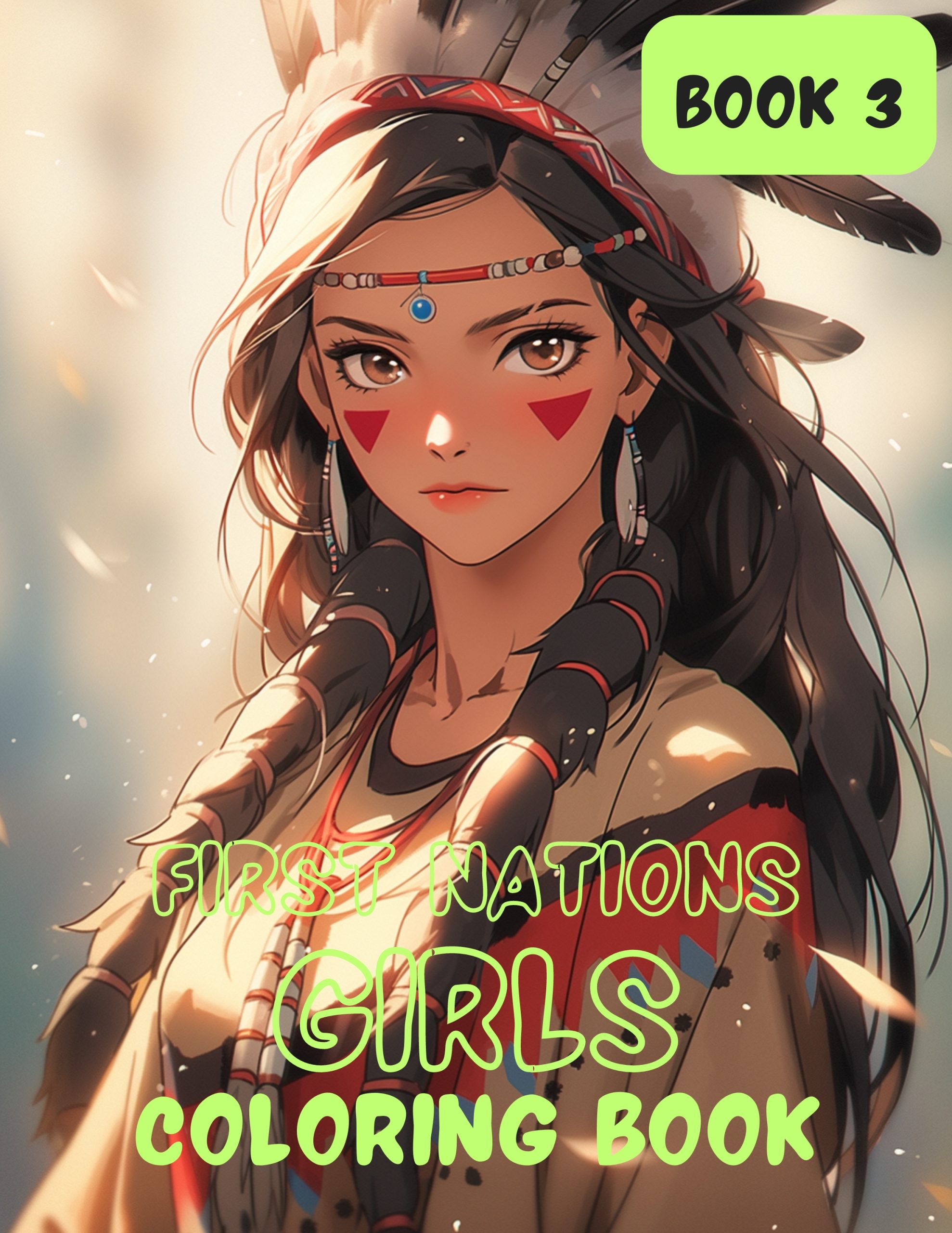 First Nations Girls Coloring Book 3