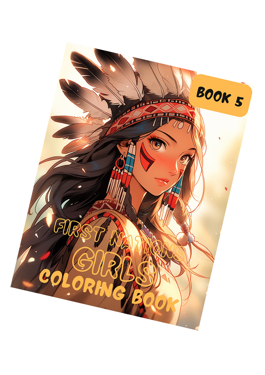 First Nations Girls Coloring Book 5