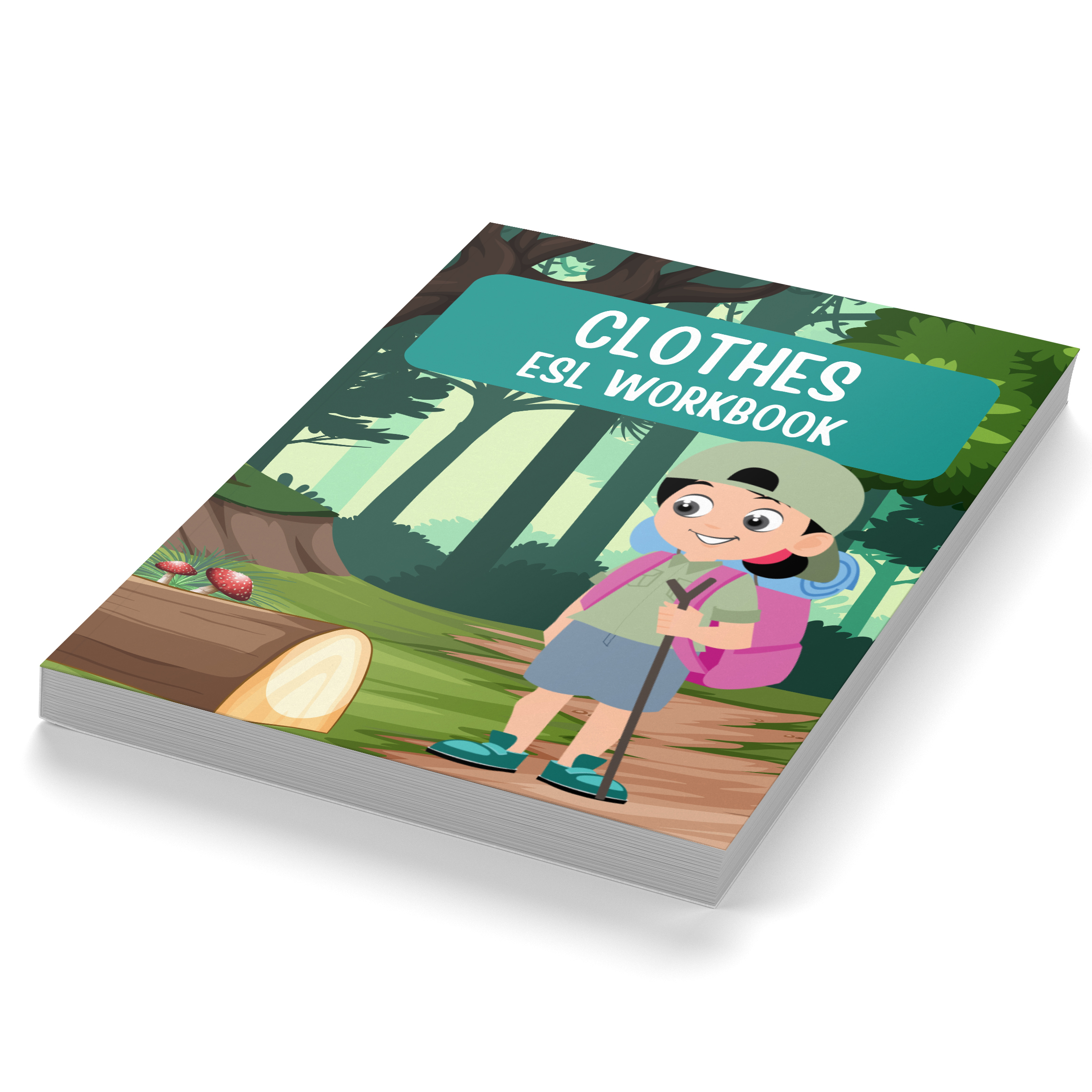 Fun and Colorful ESL About Clothes Workbook