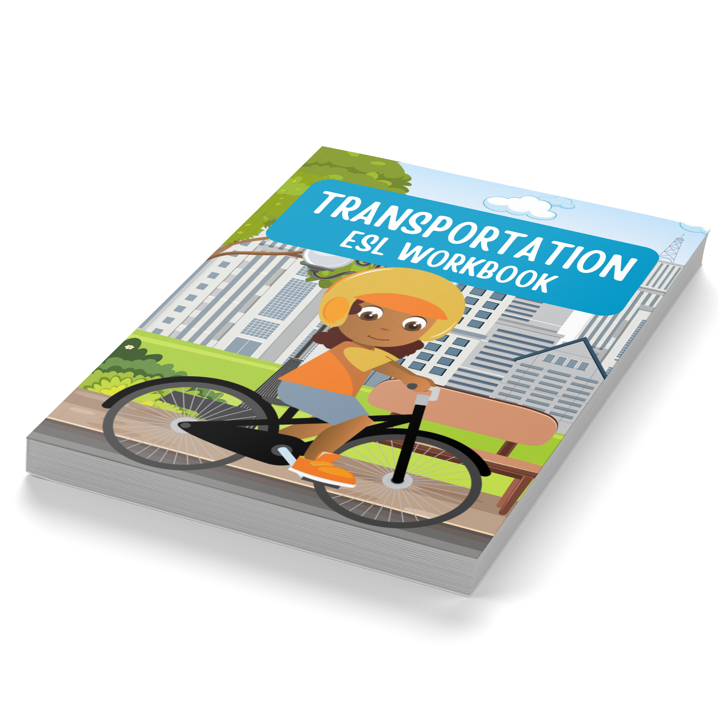 Fun and Colorful ESL Transportation Workbook