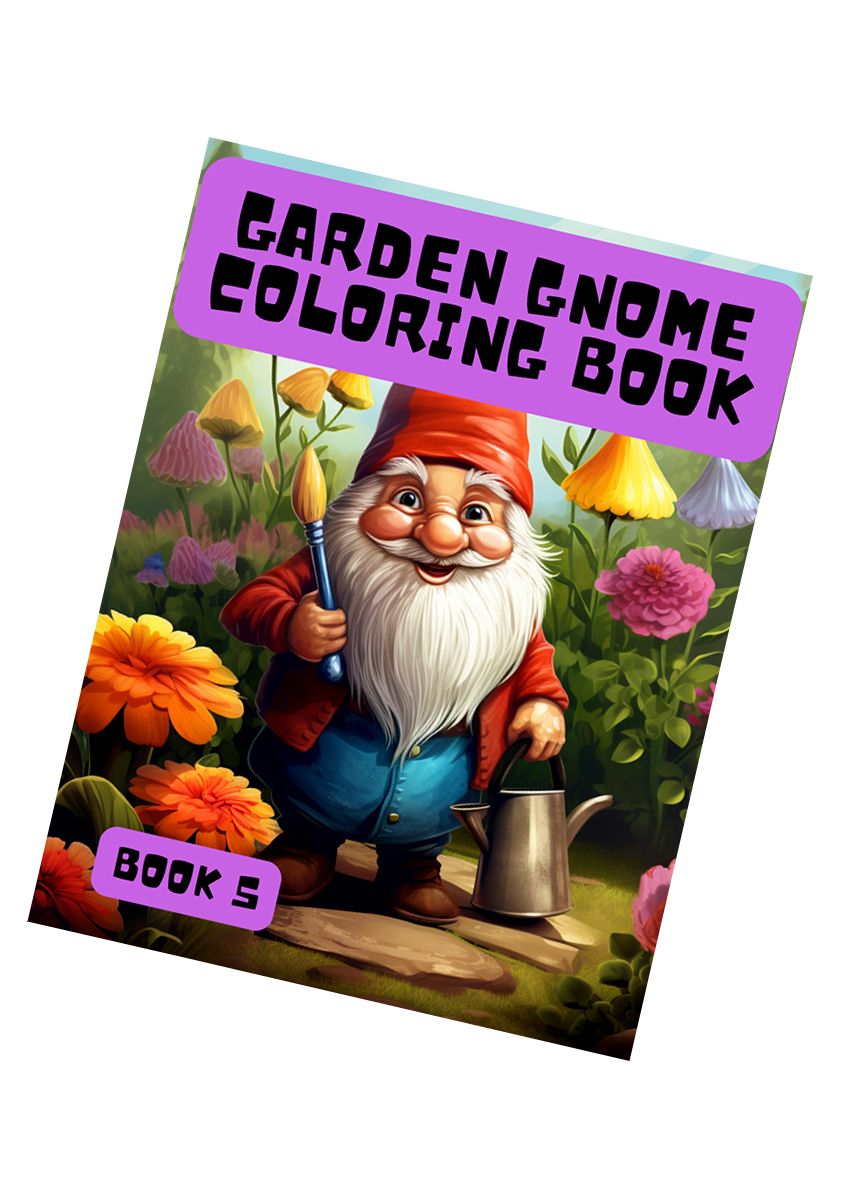 Garden Gnome Coloring Book for Kids 5