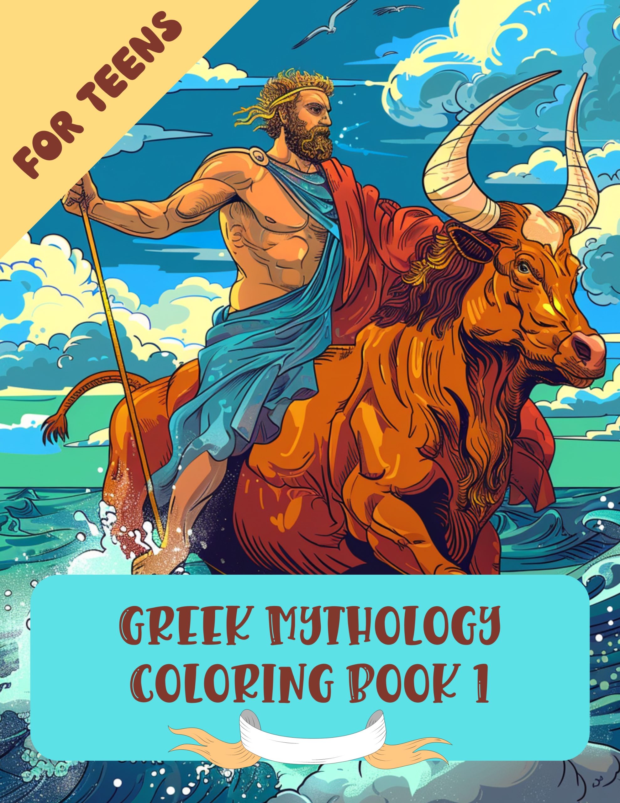 Greek Mythology Coloring Book 1