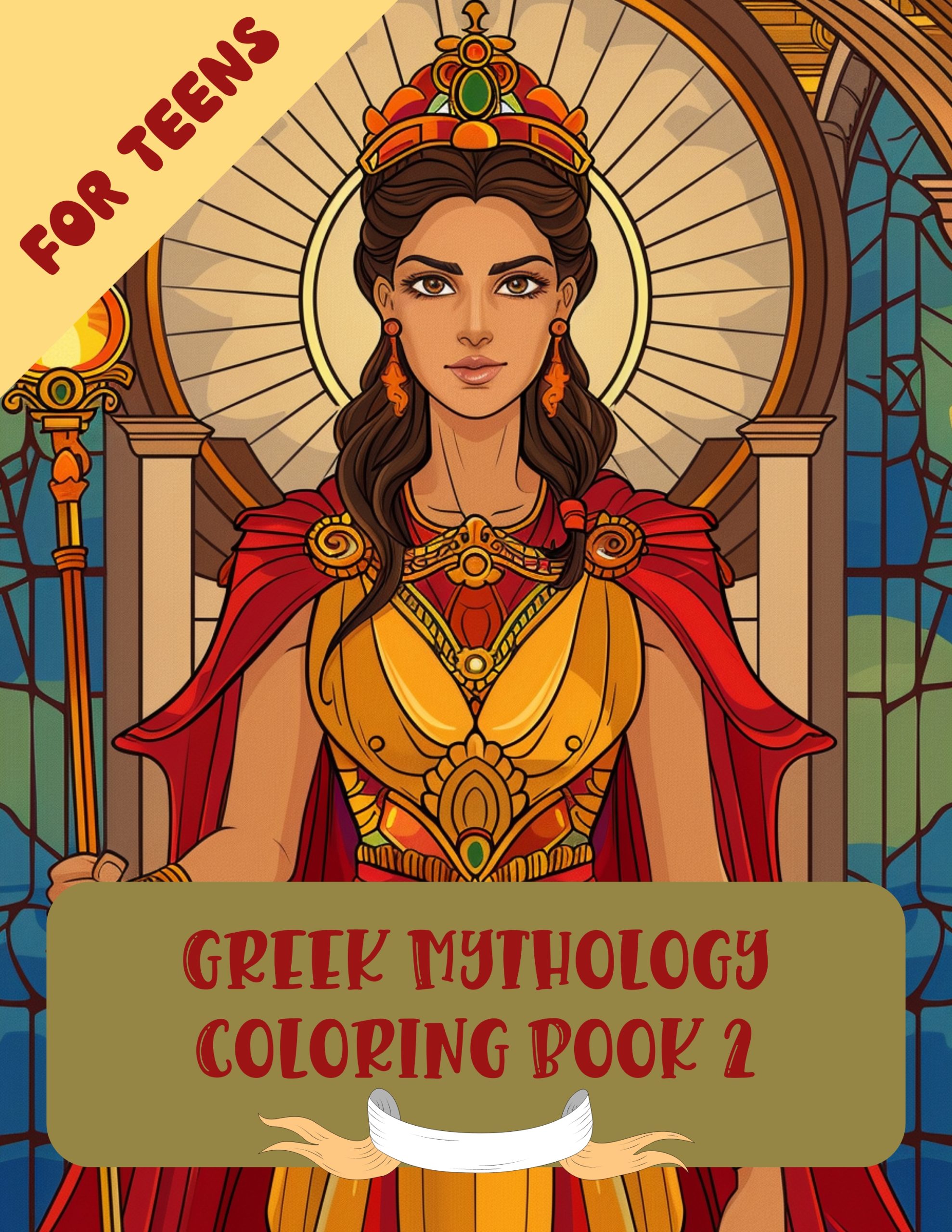 Greek Mythology Coloring Book 2