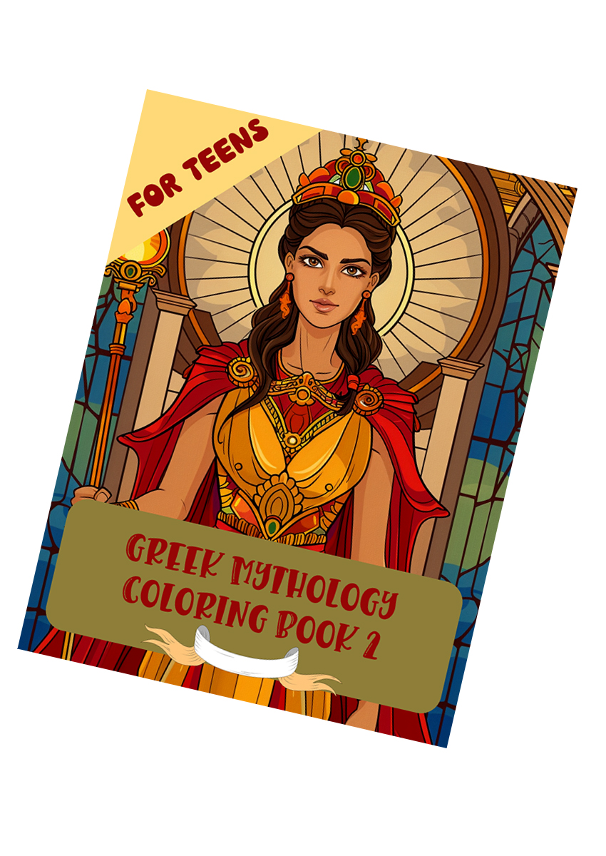 Greek Mythology Coloring Book 2