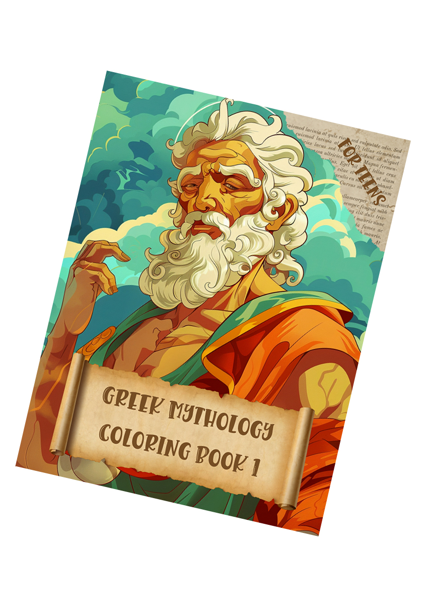 Greek Mythology Coloring Book 3