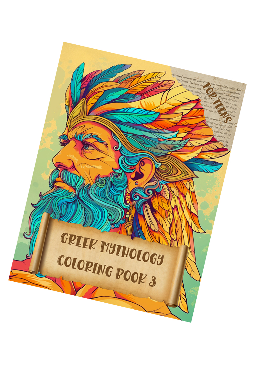 Greek Mythology Coloring Book 5