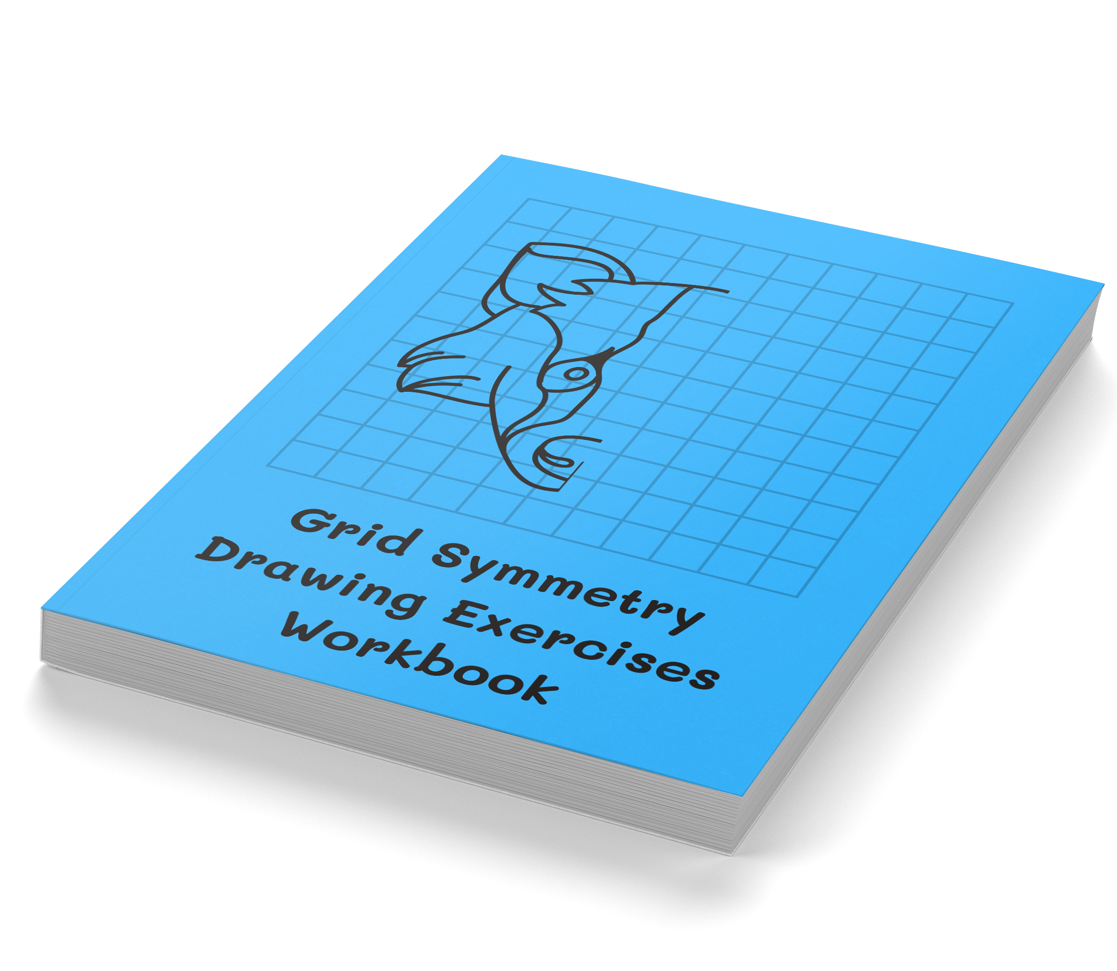 Grid Symmetry Drawing Exercises Workbook