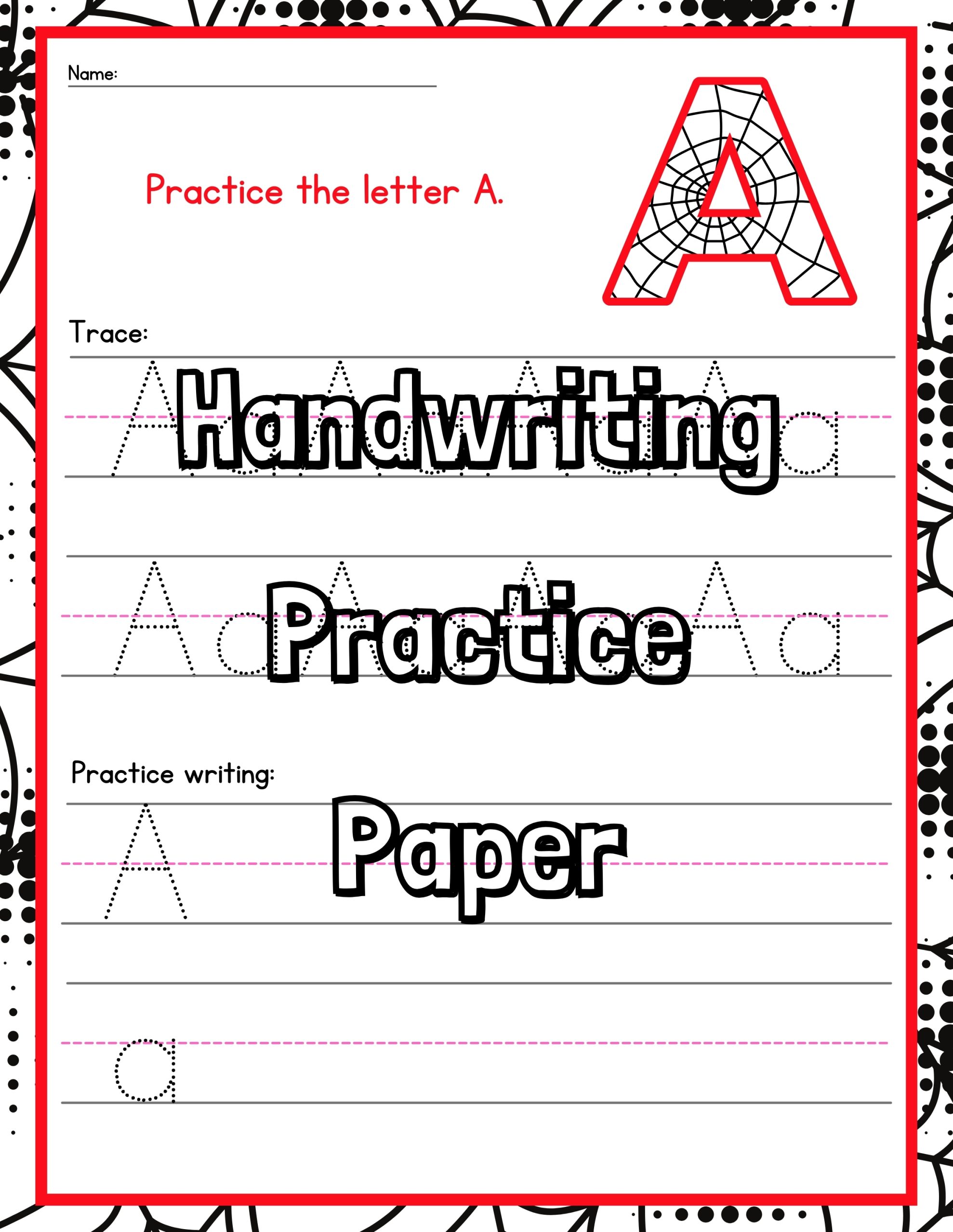 Handwriting Practice Paper