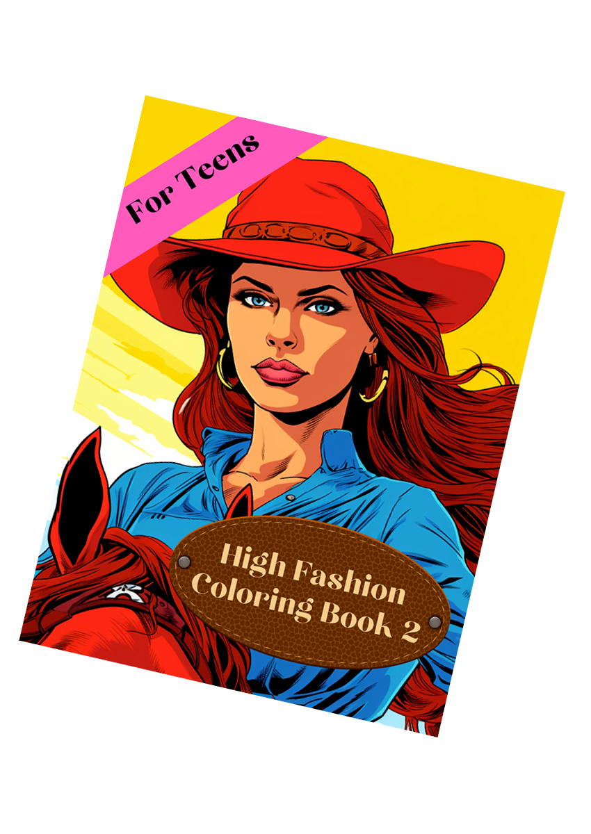 High Fashion Coloring Book 2 – for Teens