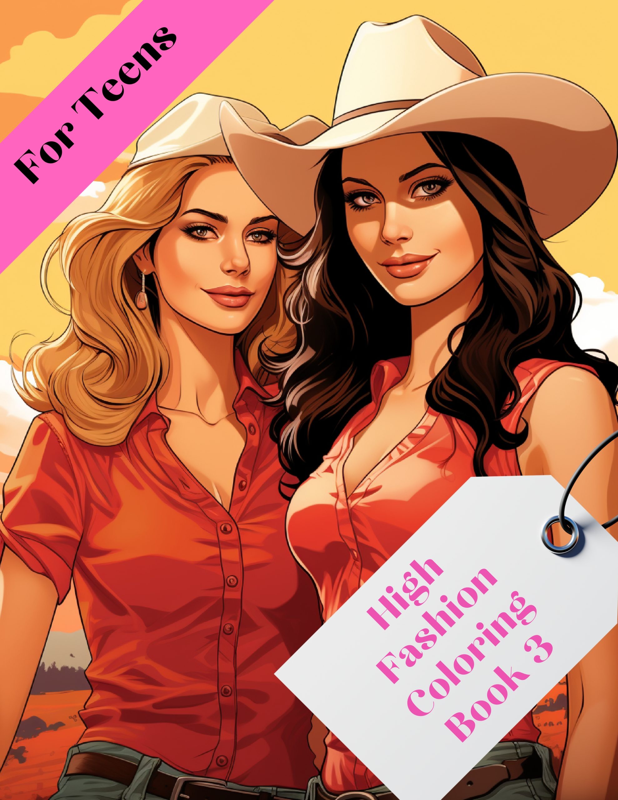 High Fashion Coloring Book 3 – for Teens