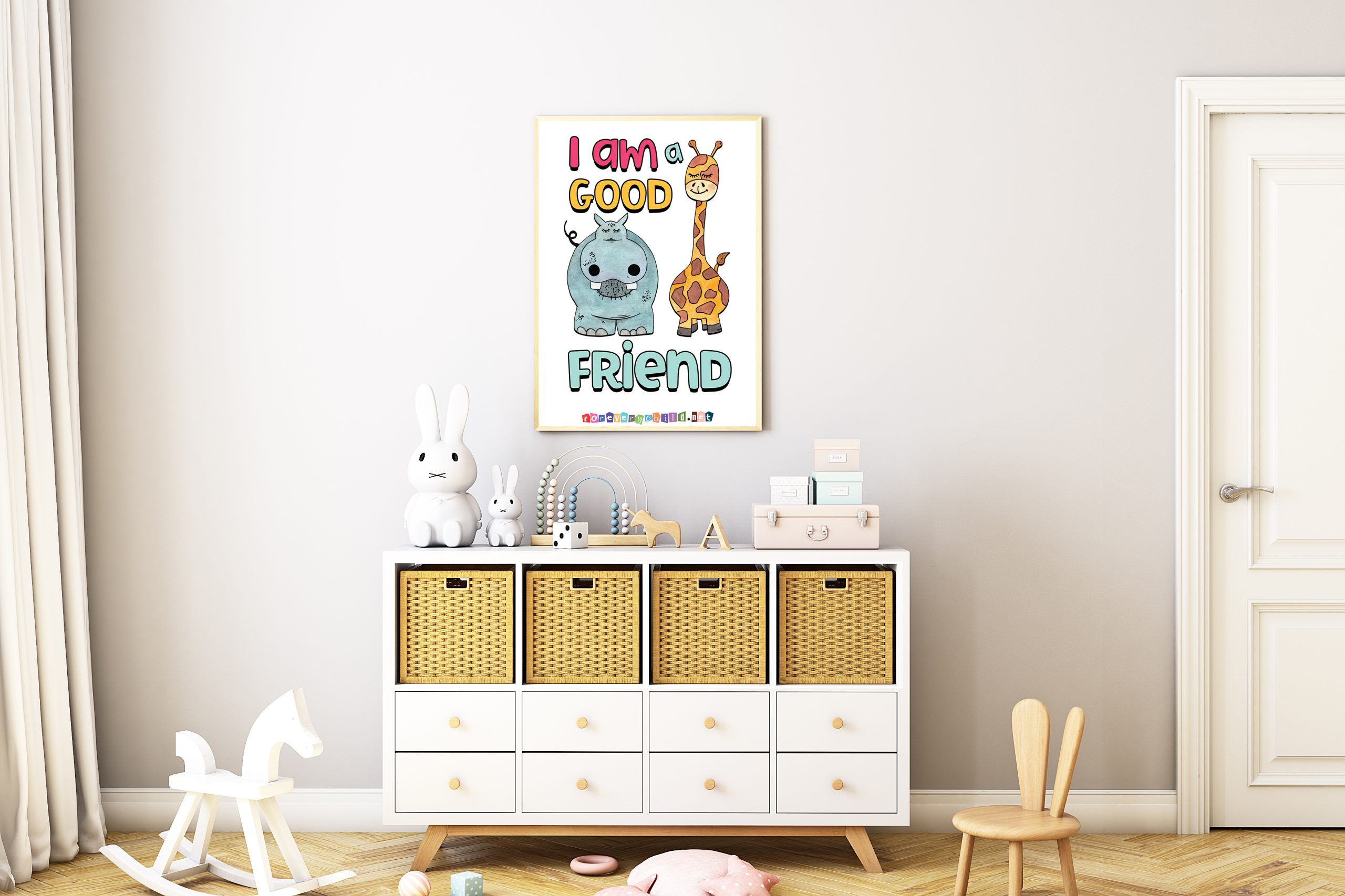 I am a good friend Poster 18×24