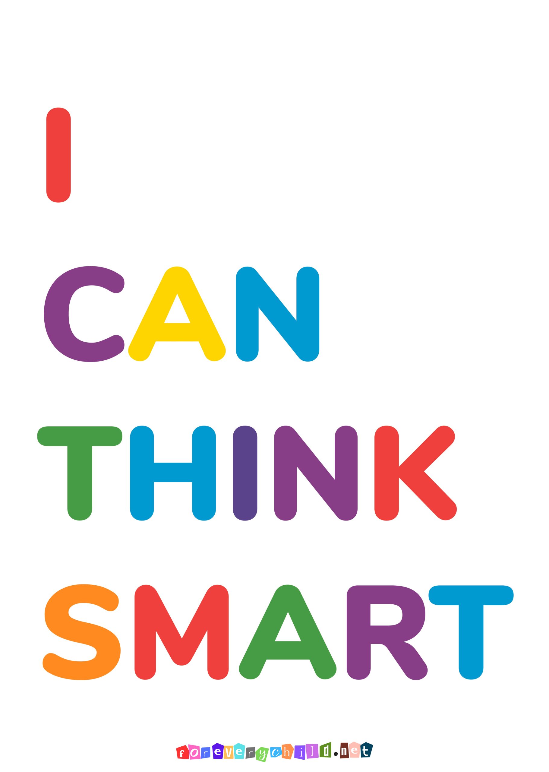 I can think smart Poster