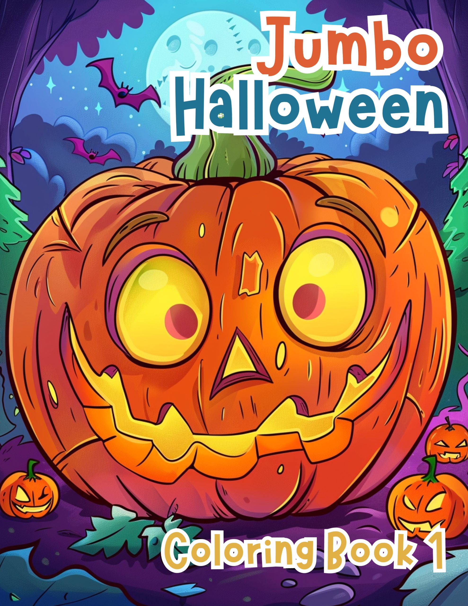 Jumbo Halloween Coloring Book 1