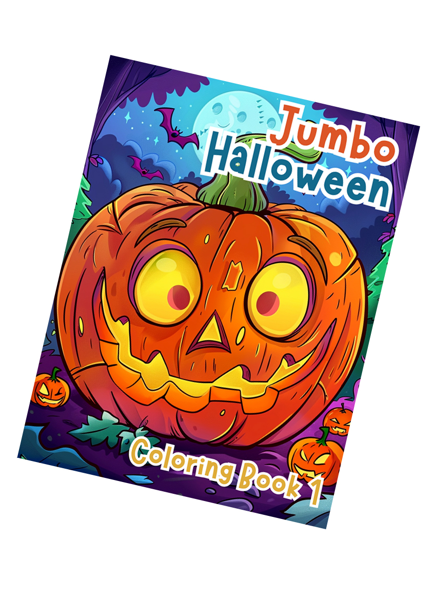 Jumbo Halloween Coloring Book 1