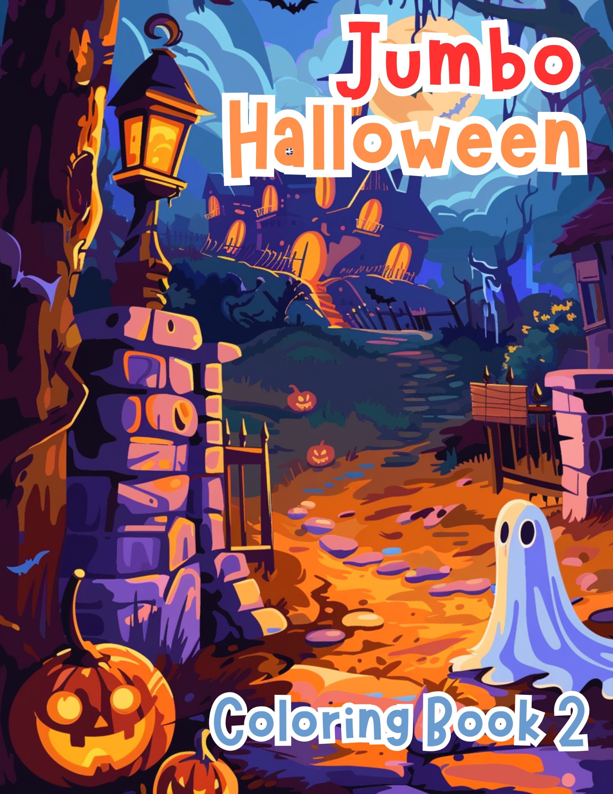 Jumbo Halloween Coloring Book 2