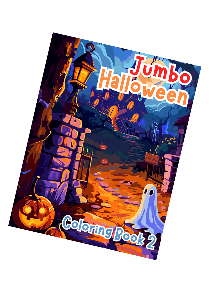 Jumbo Halloween Coloring Book 2