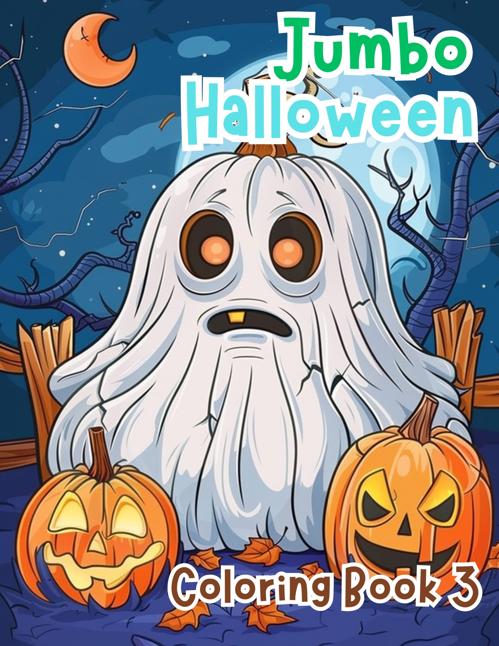 Jumbo Halloween Coloring Book 3