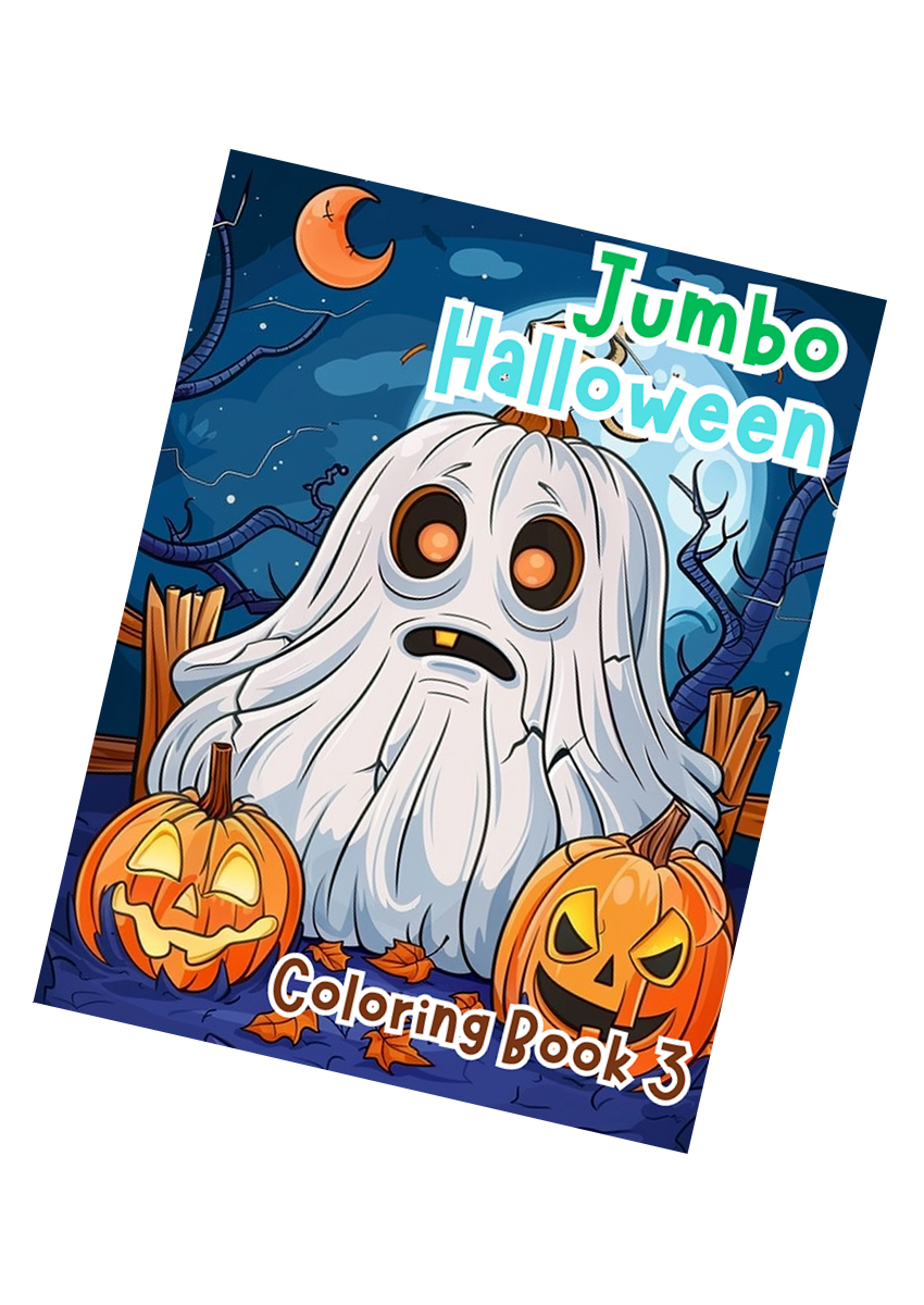 Jumbo Halloween Coloring Book 3