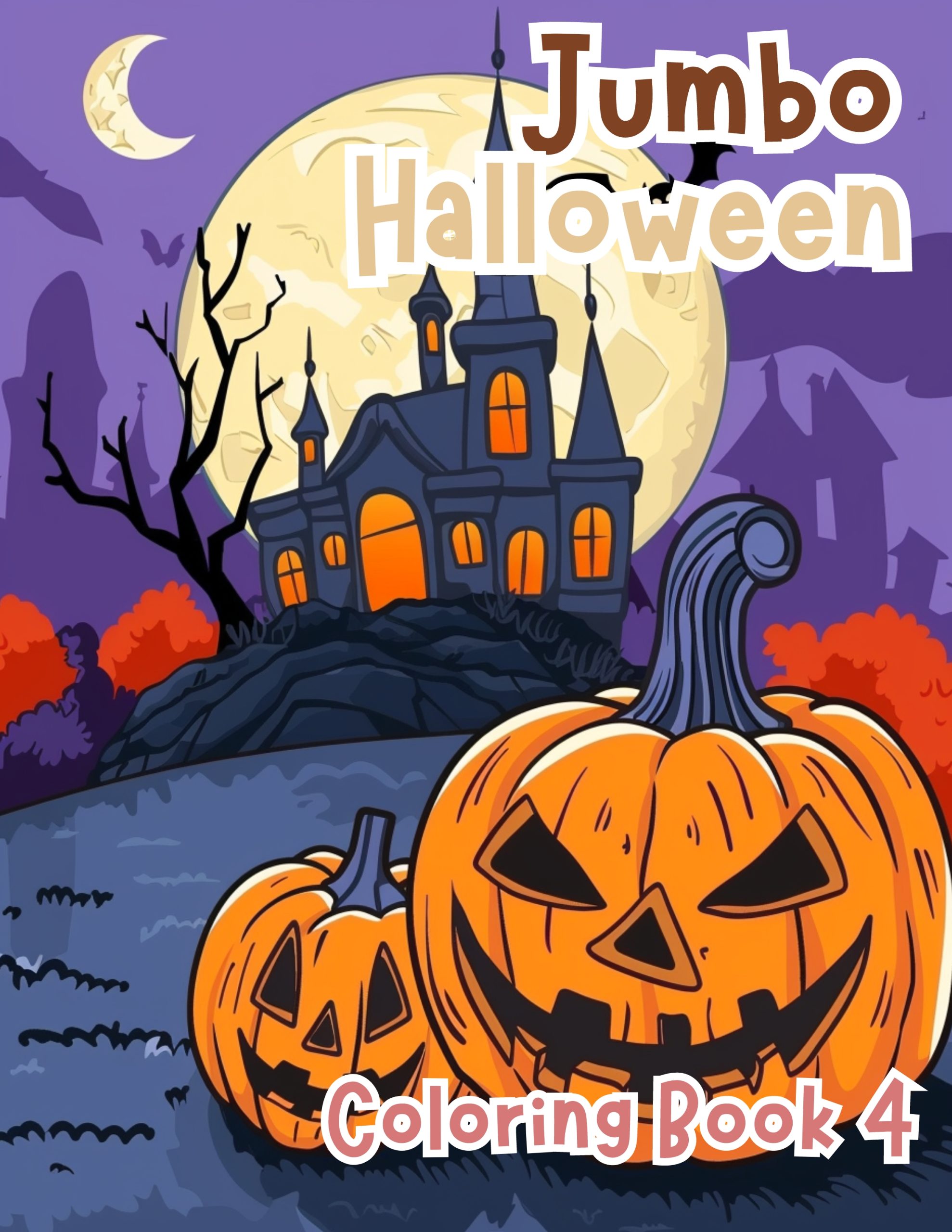 Jumbo Halloween Coloring Book 4