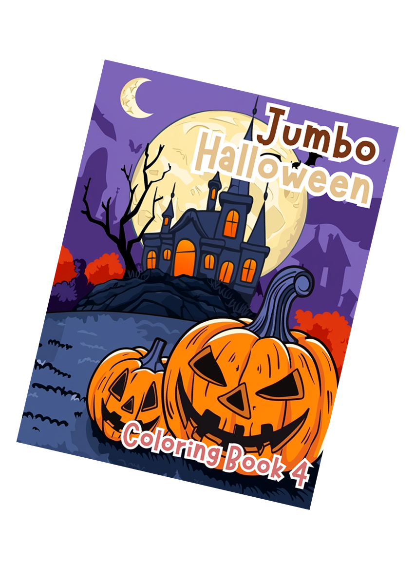 Jumbo Halloween Coloring Book 4