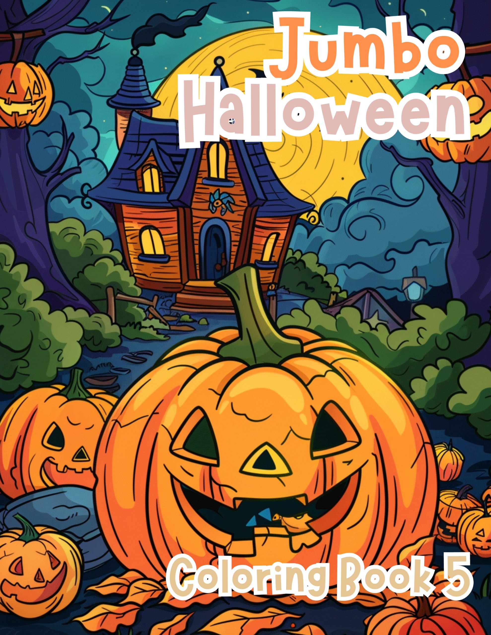 Jumbo Halloween Coloring Book 5