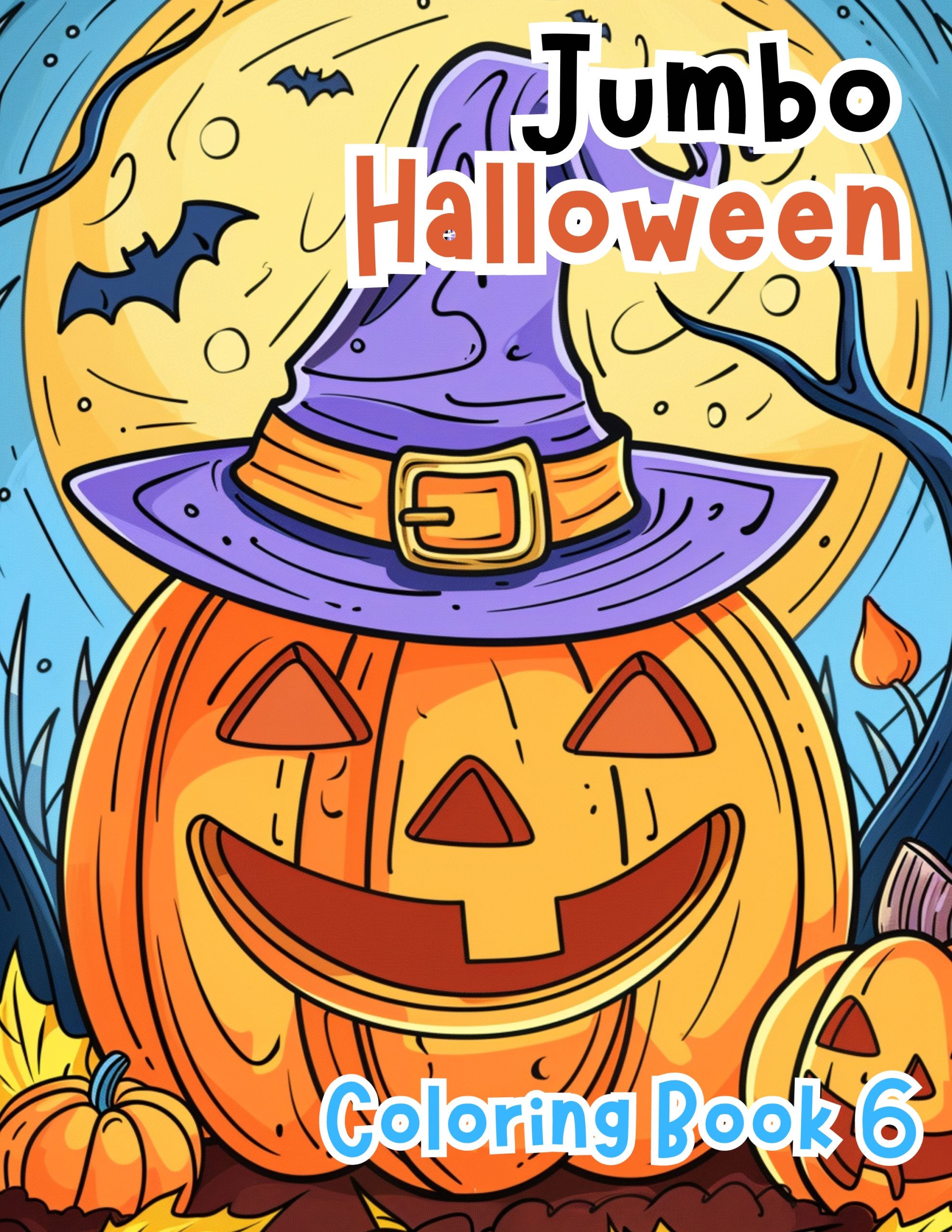 Jumbo Halloween Coloring Book 6