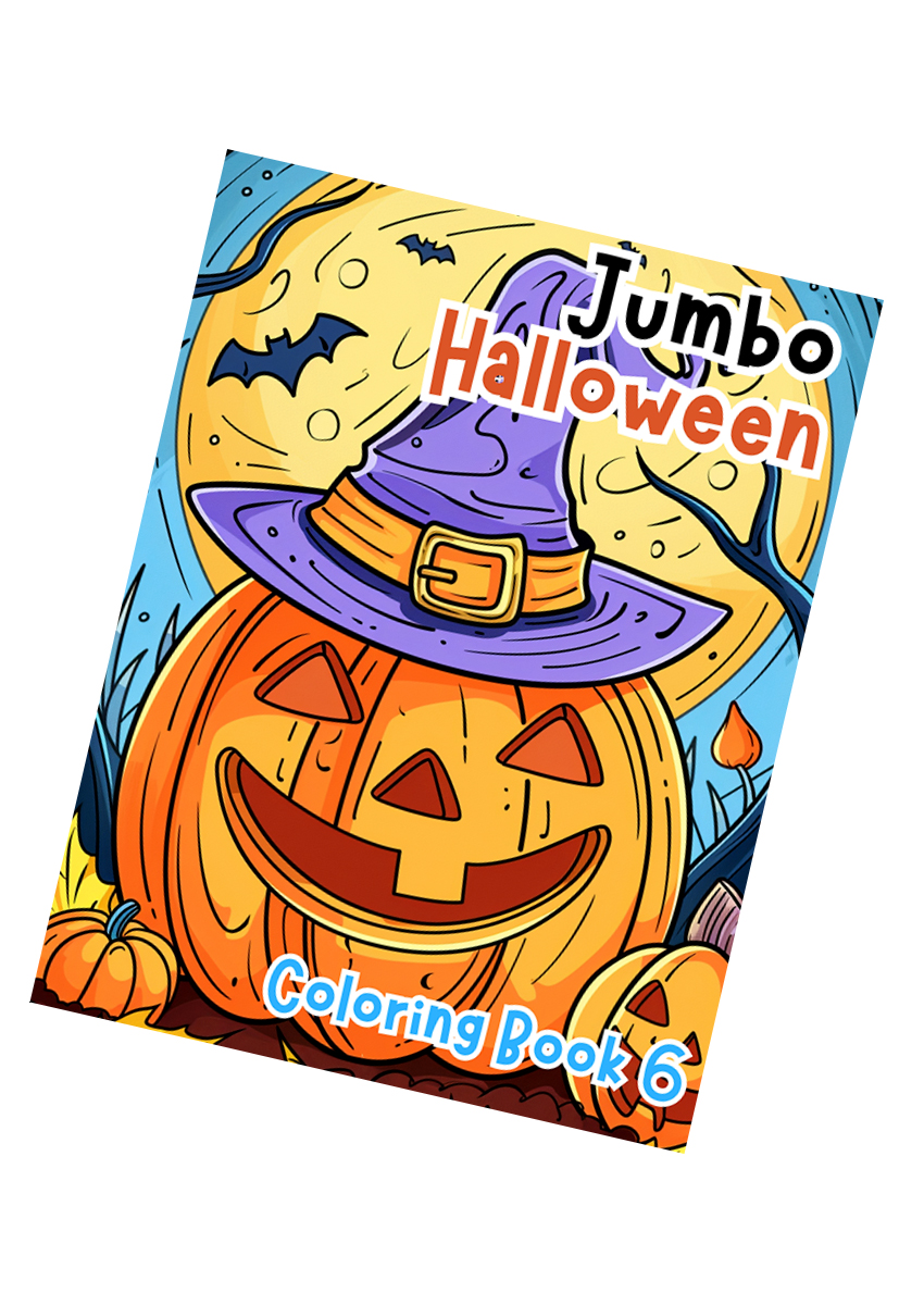 Jumbo Halloween Coloring Book 6