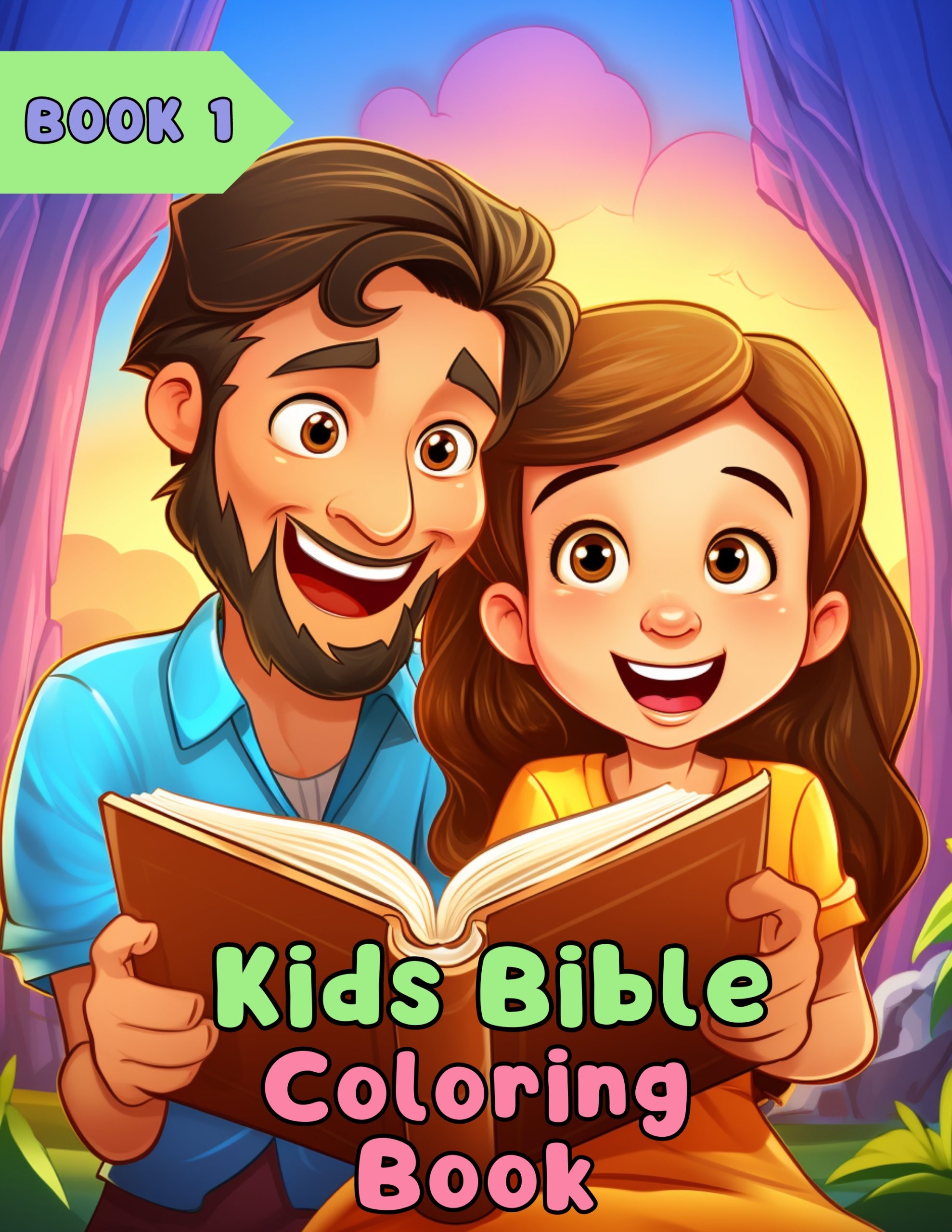 Kids Bible Coloring Book 1