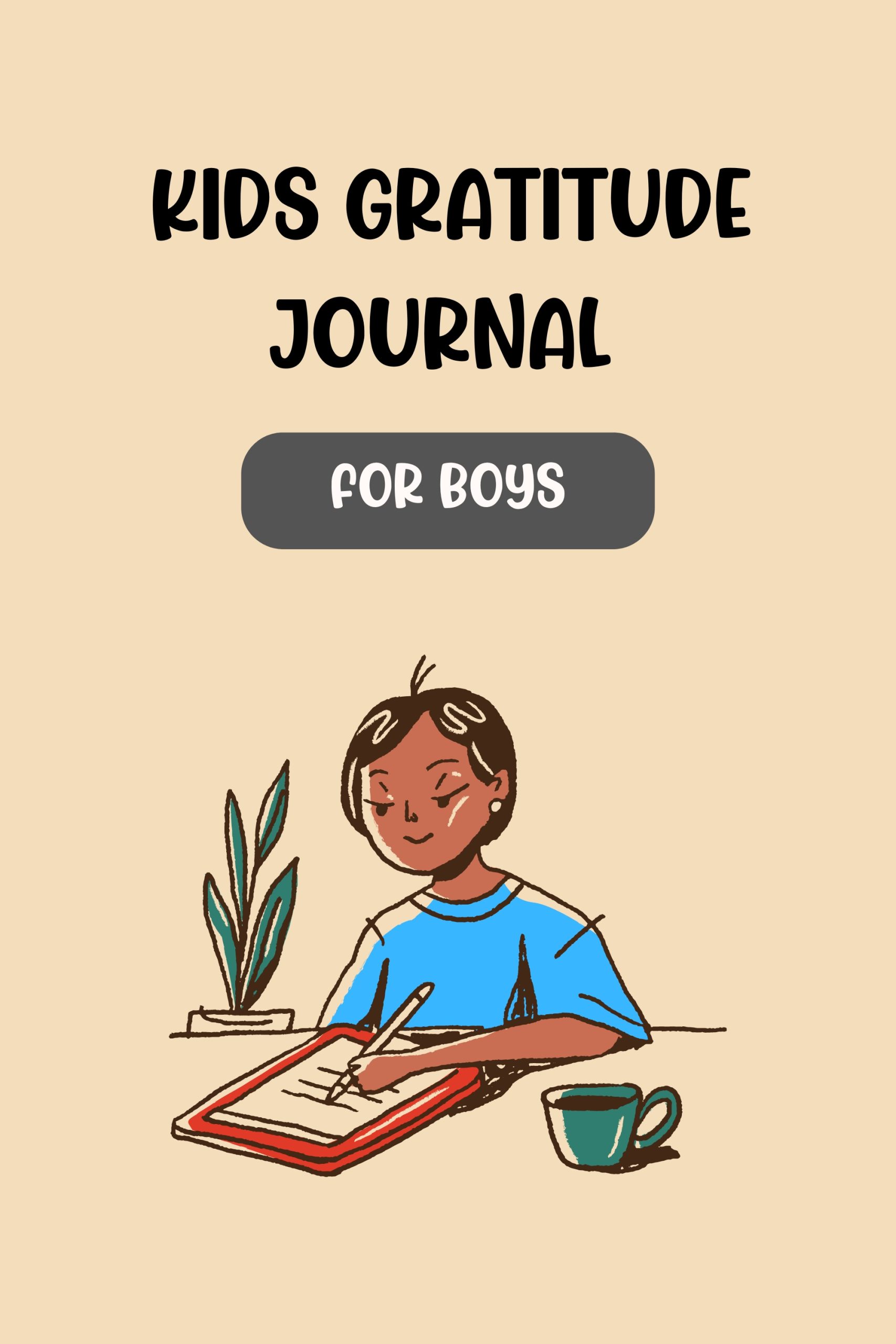 Kids Gratitude Journal for Boys 6×9