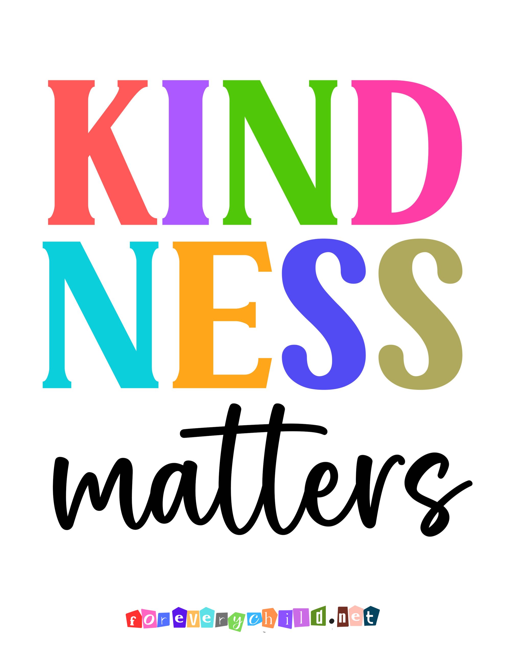 Kindness matter Poster
