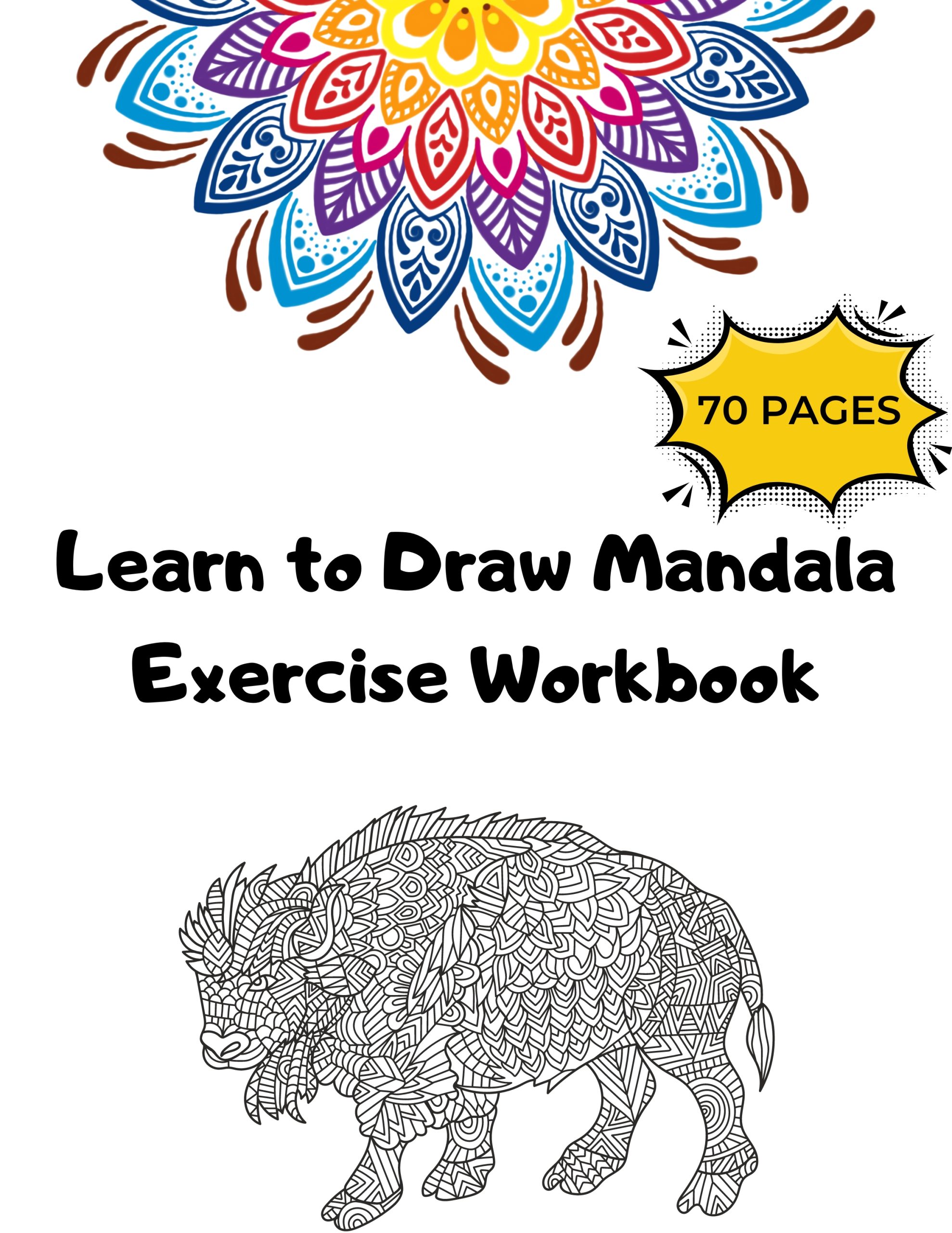 Learn to Draw Mandala Exercise Workbook