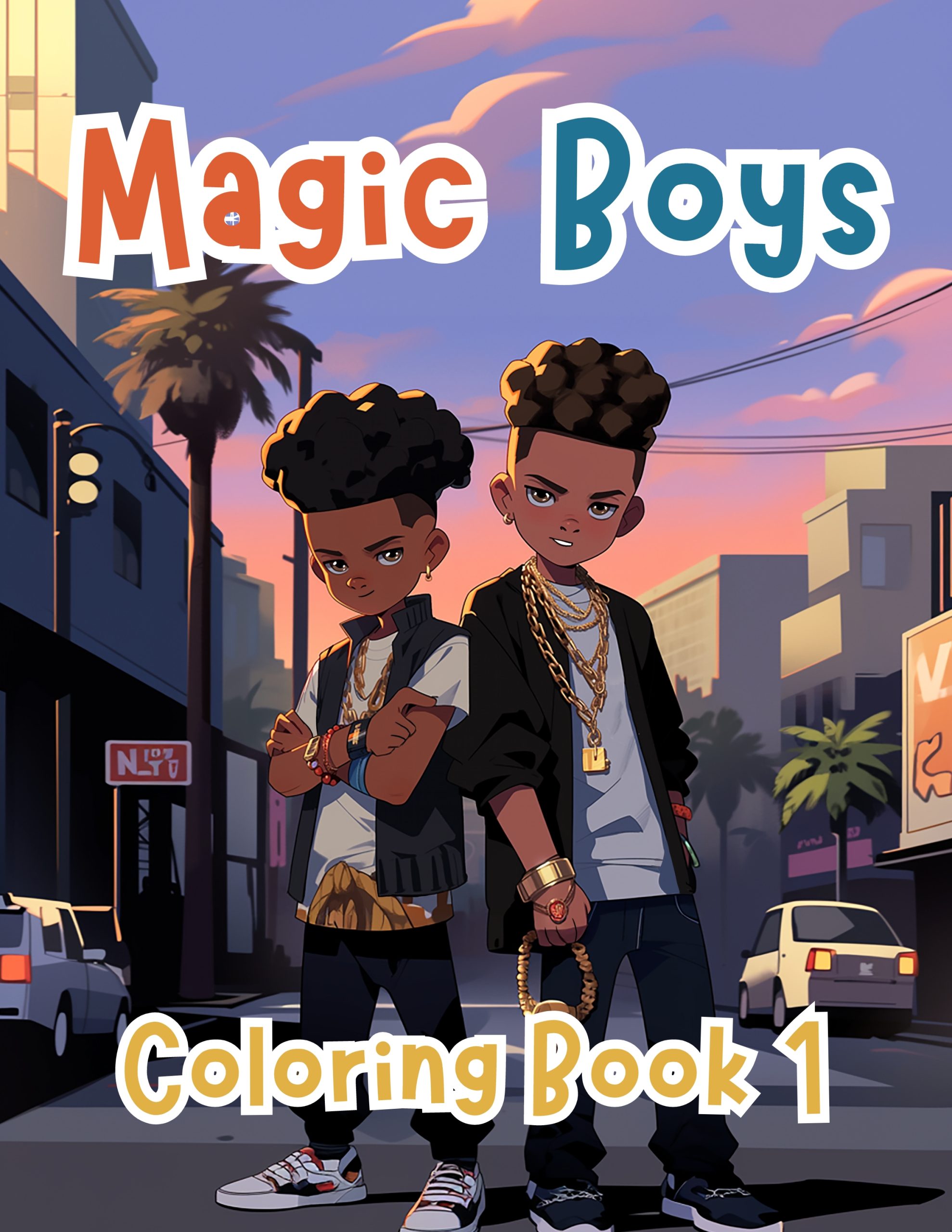 Magic Boys Coloring Book 1