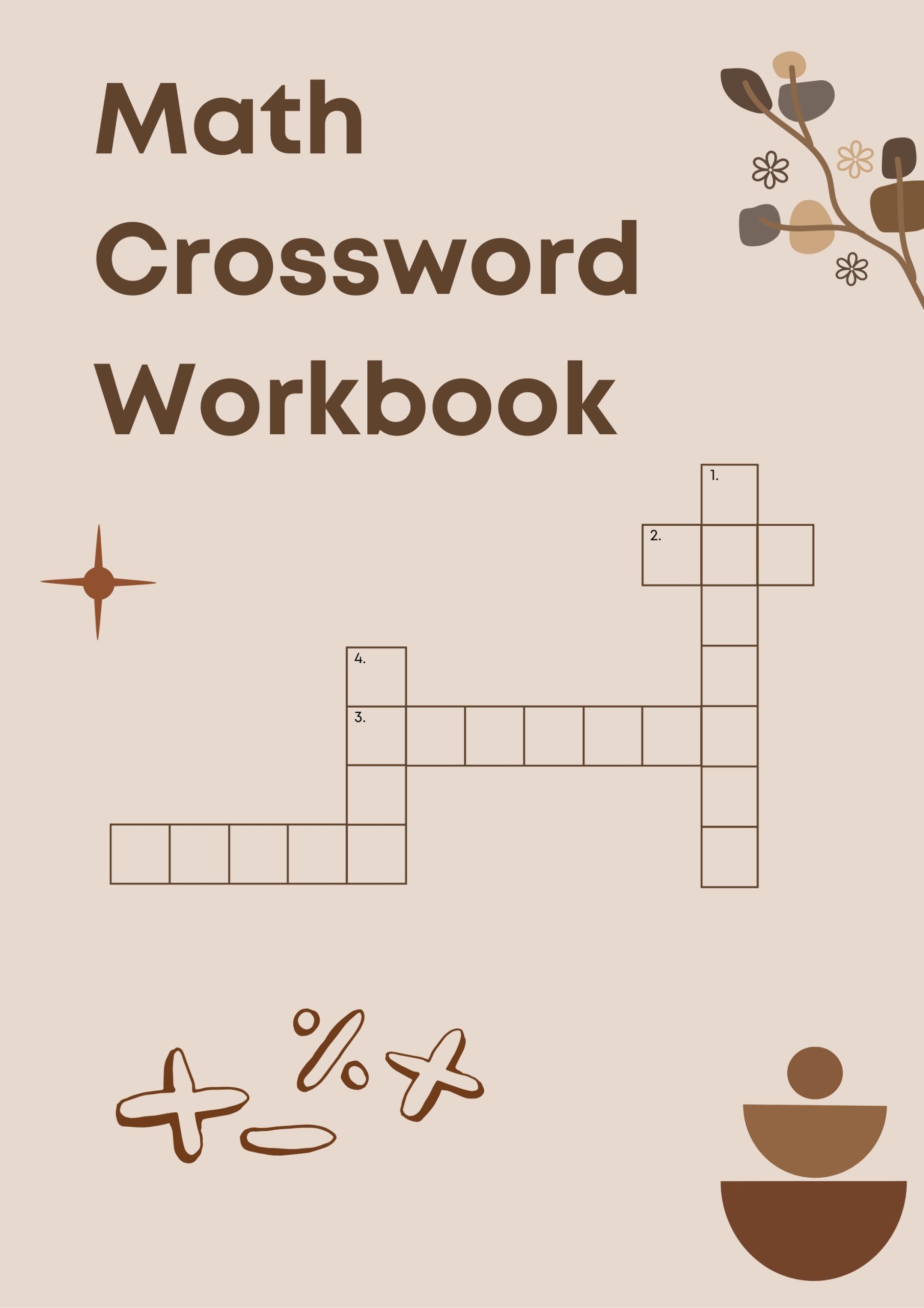 Math Crossword Workbook