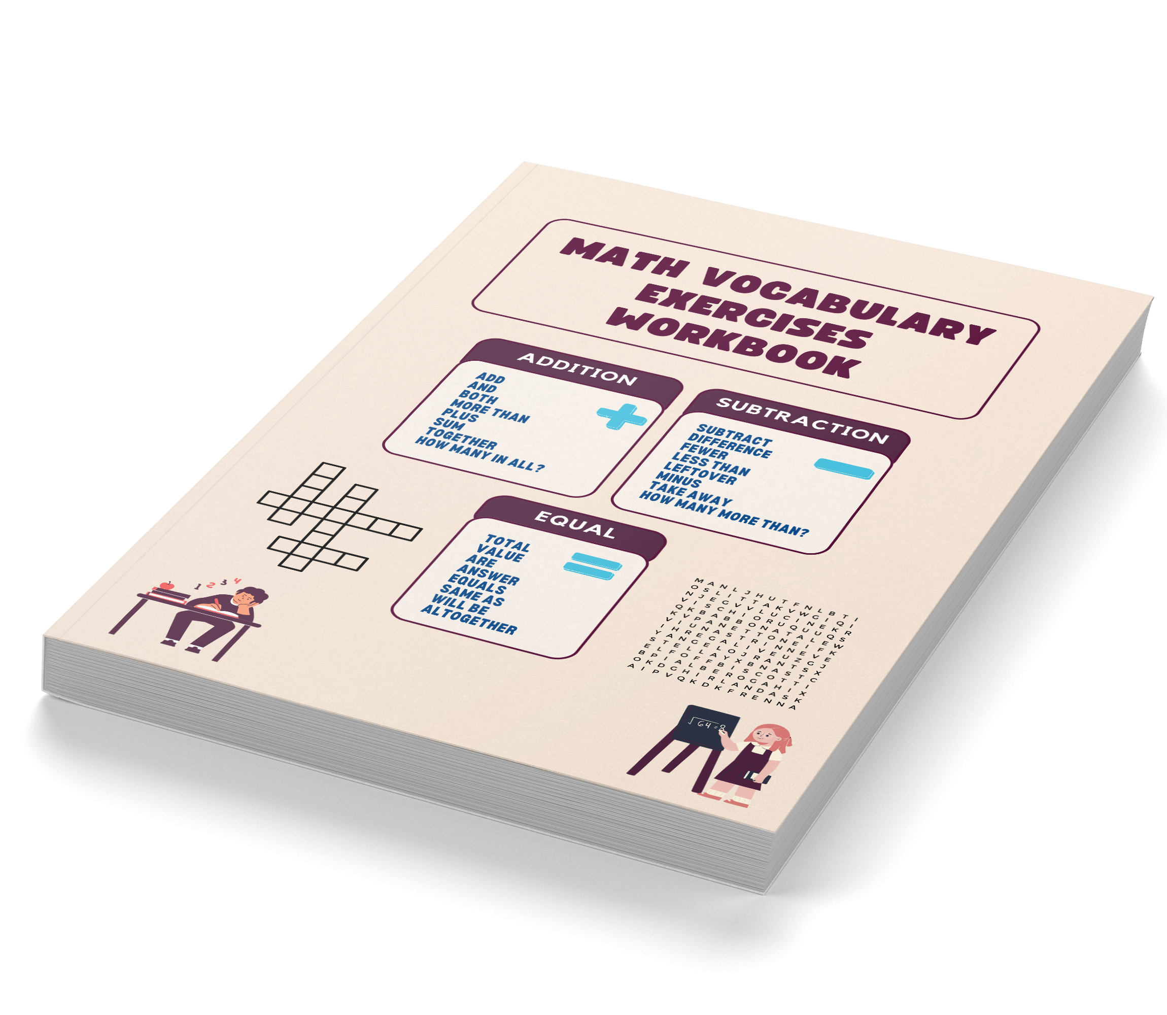 Math Vocabulary Exercises Workbook
