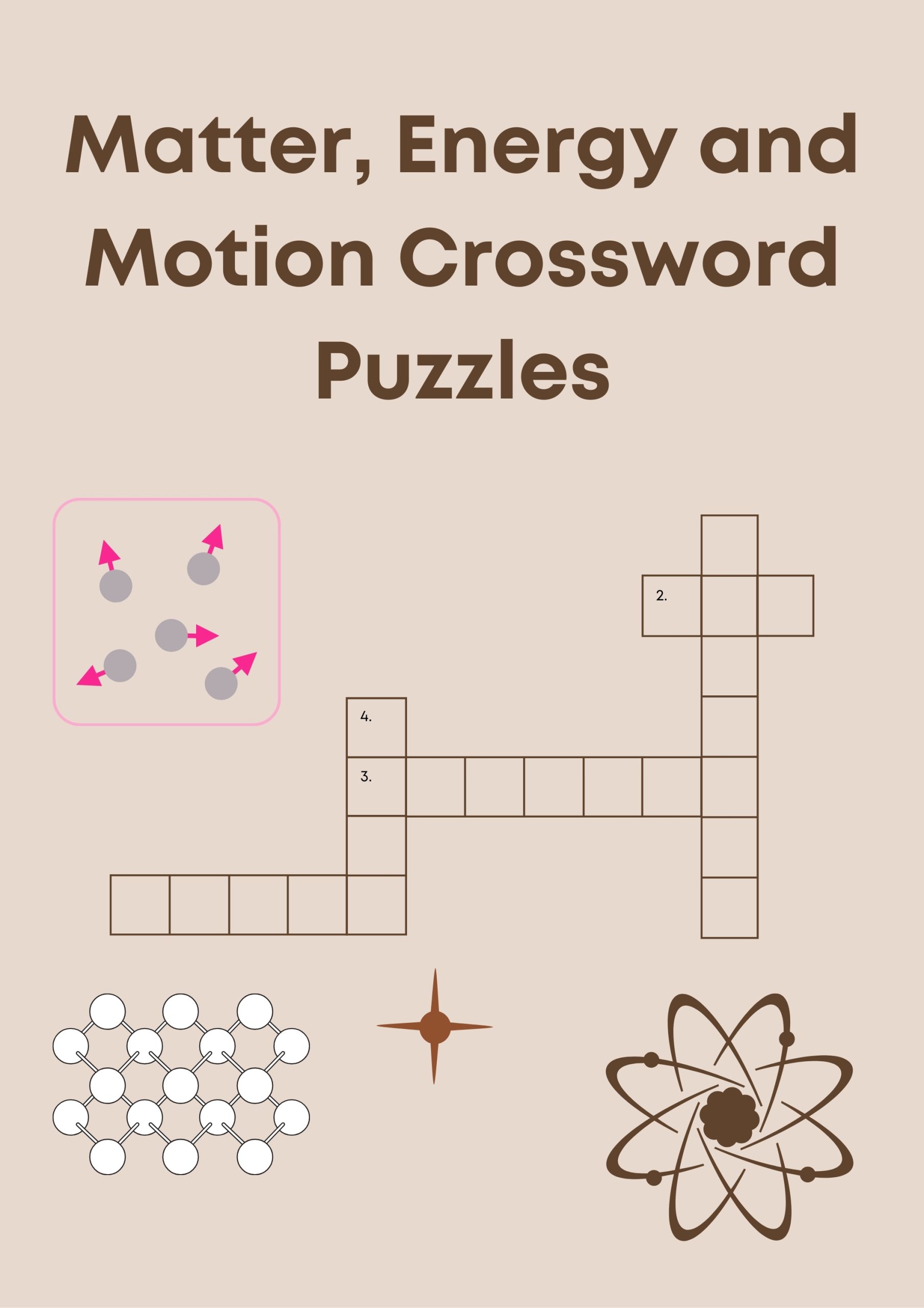 Matter, Energy and Motion Crossword Puzzles
