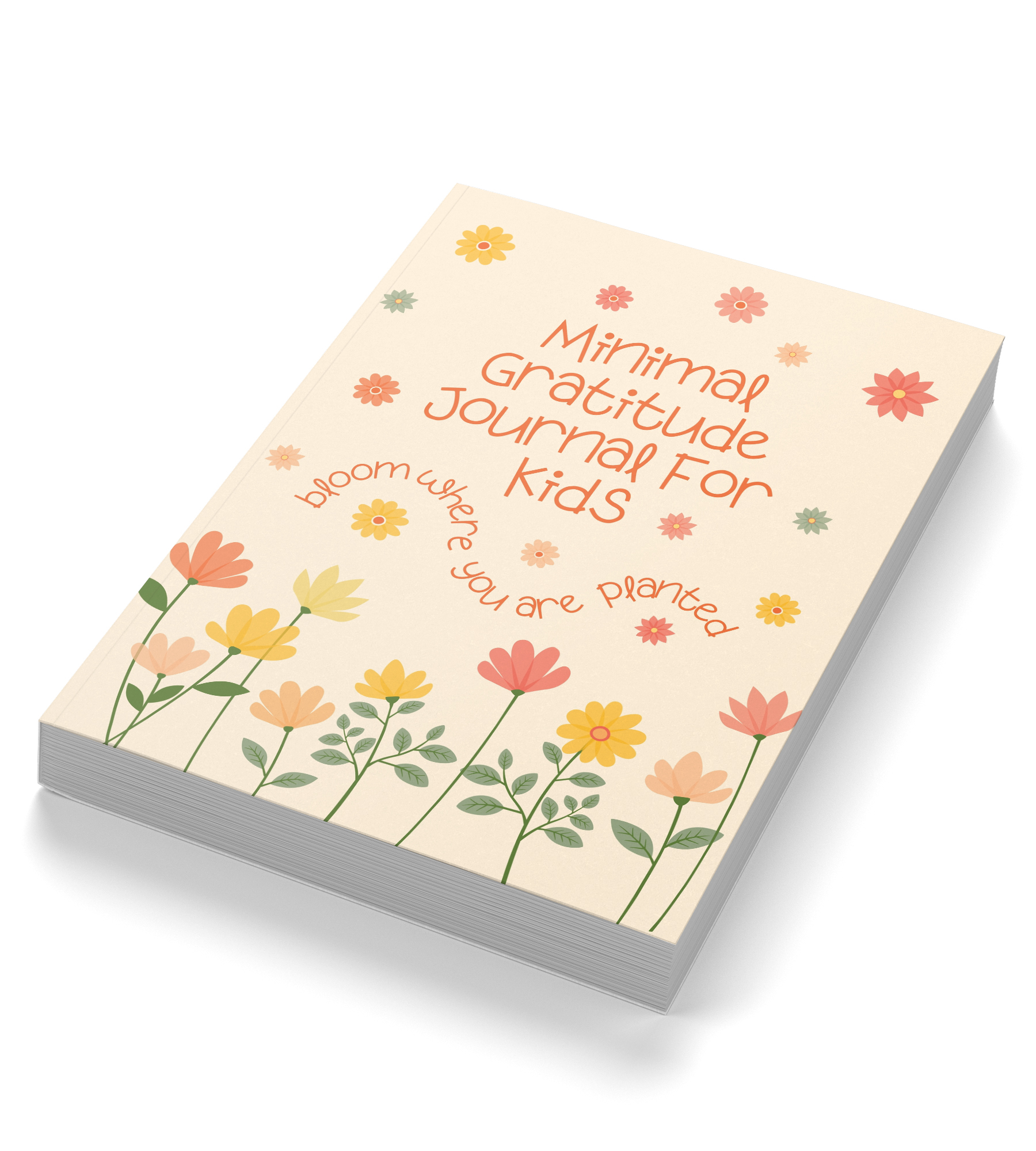Minimal Gratitude Journal For Kids