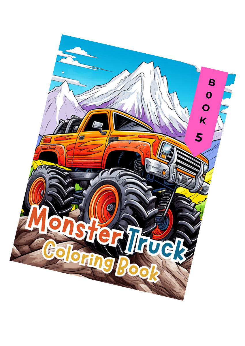 Monster Truck Coloring Book 5