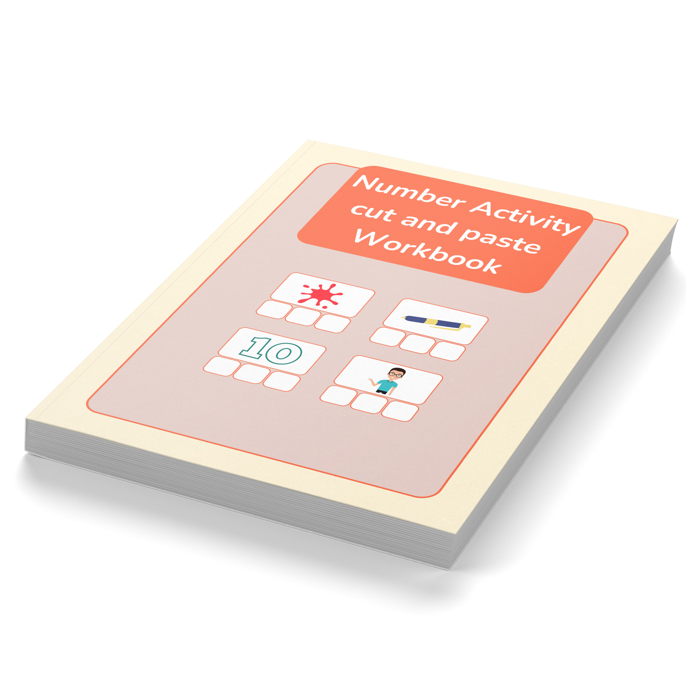 Number Activity cut and paste Workbook