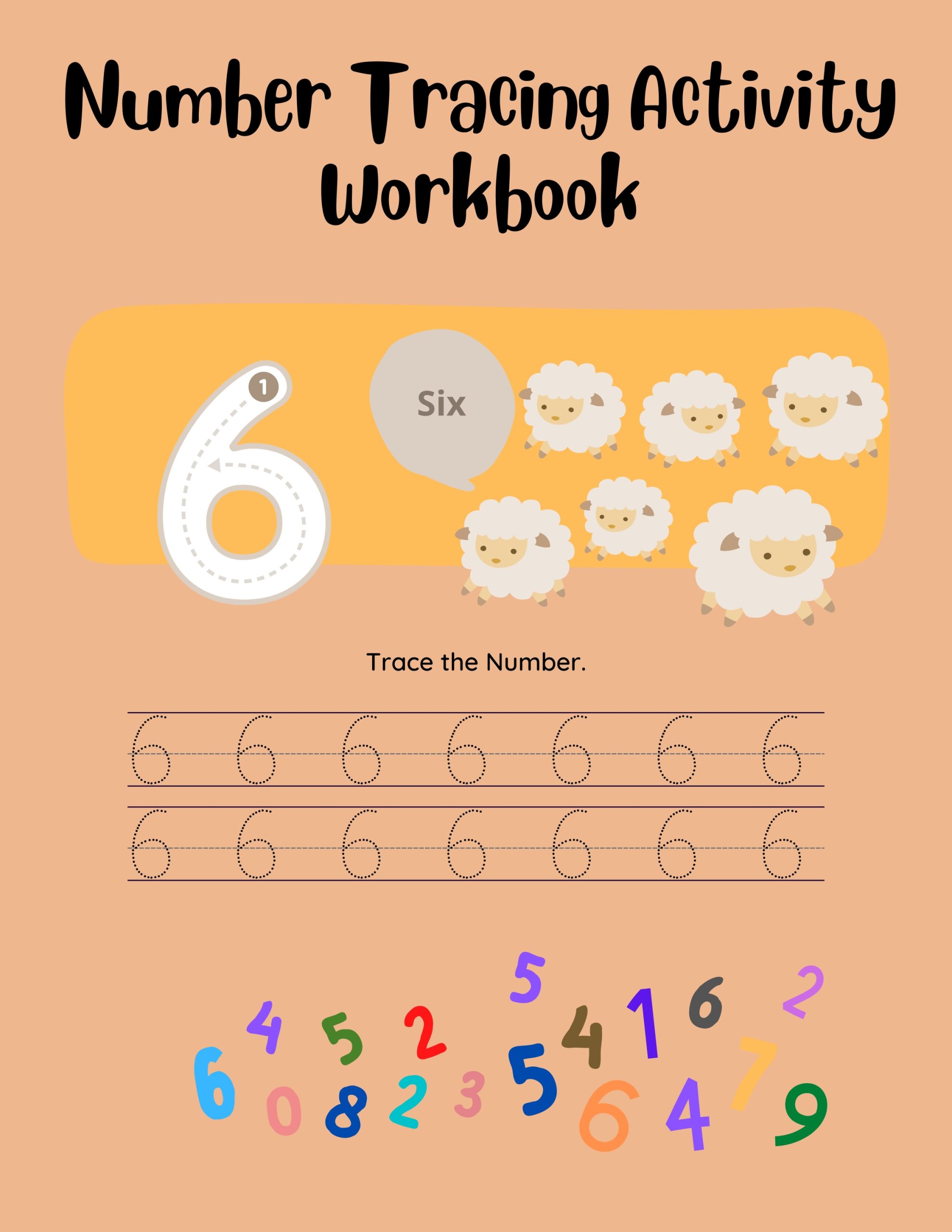 Number Tracing Activity Workbook