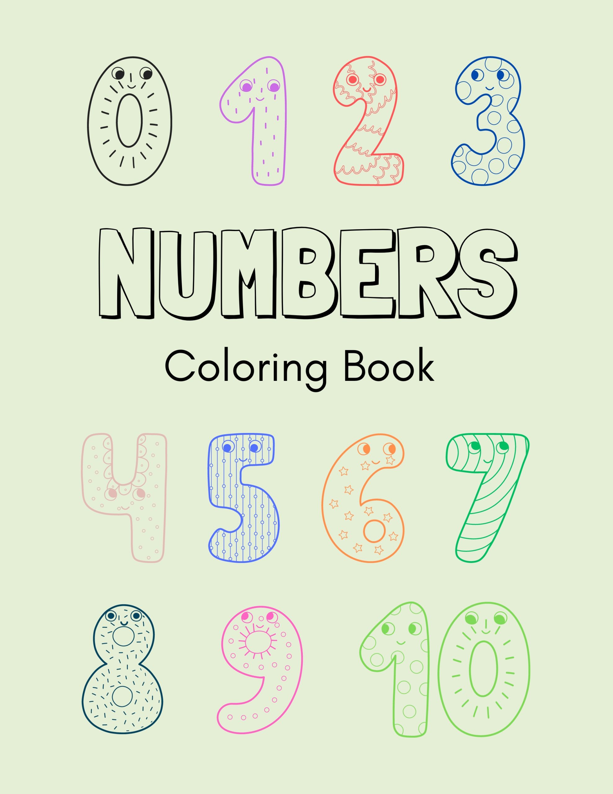 Numbers Coloring Book