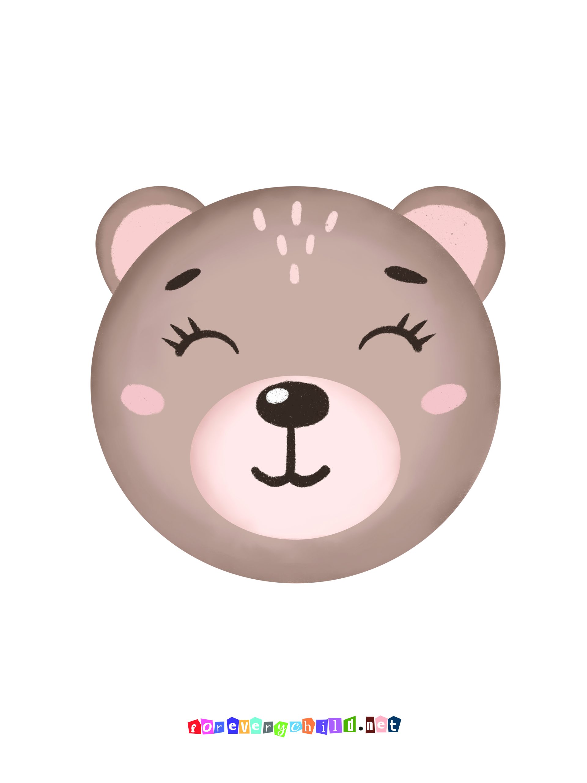 Nursery Bear Poster 18×24